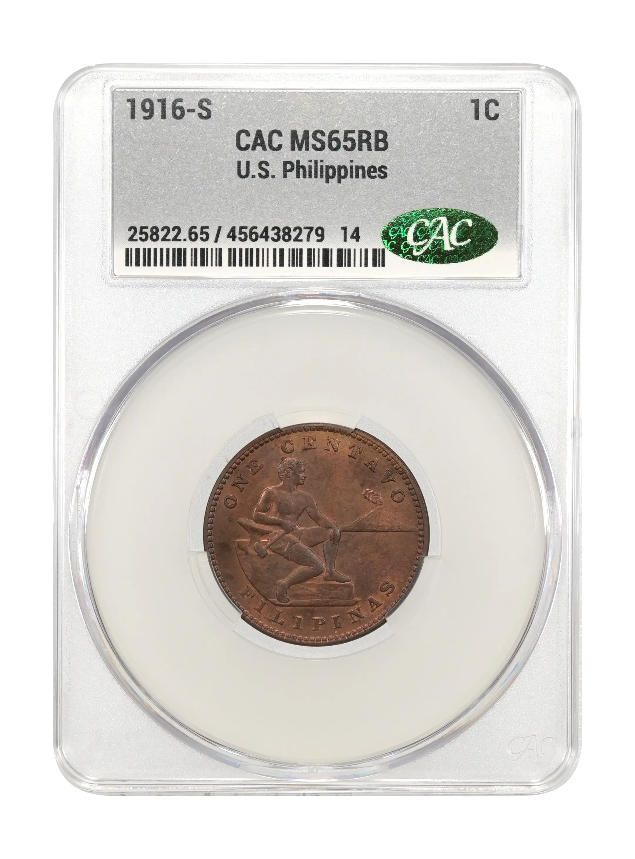 1916-S 1c U.S. Philippines MS RD thumbnail 4