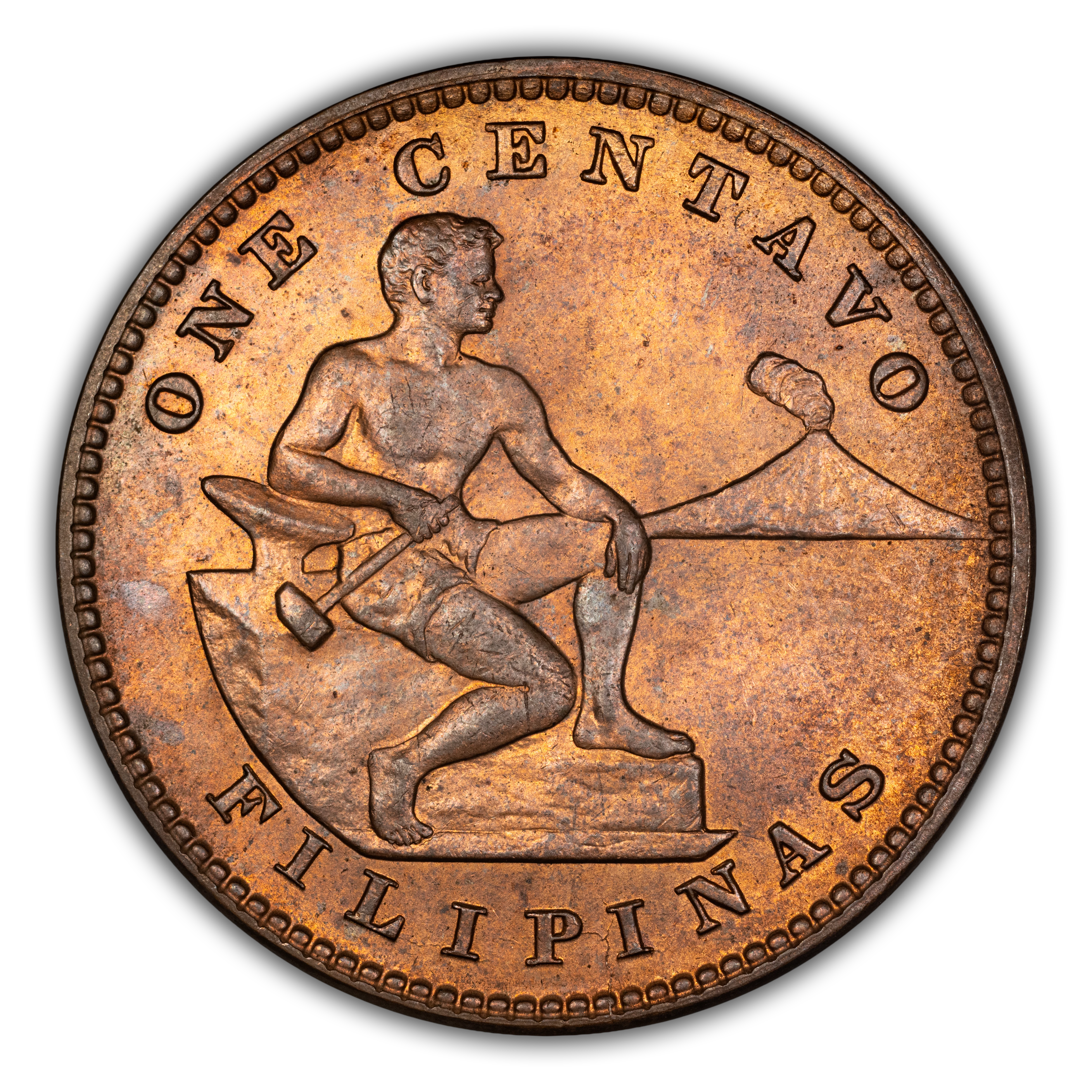 1916-S 1c U.S. Philippines MS RB