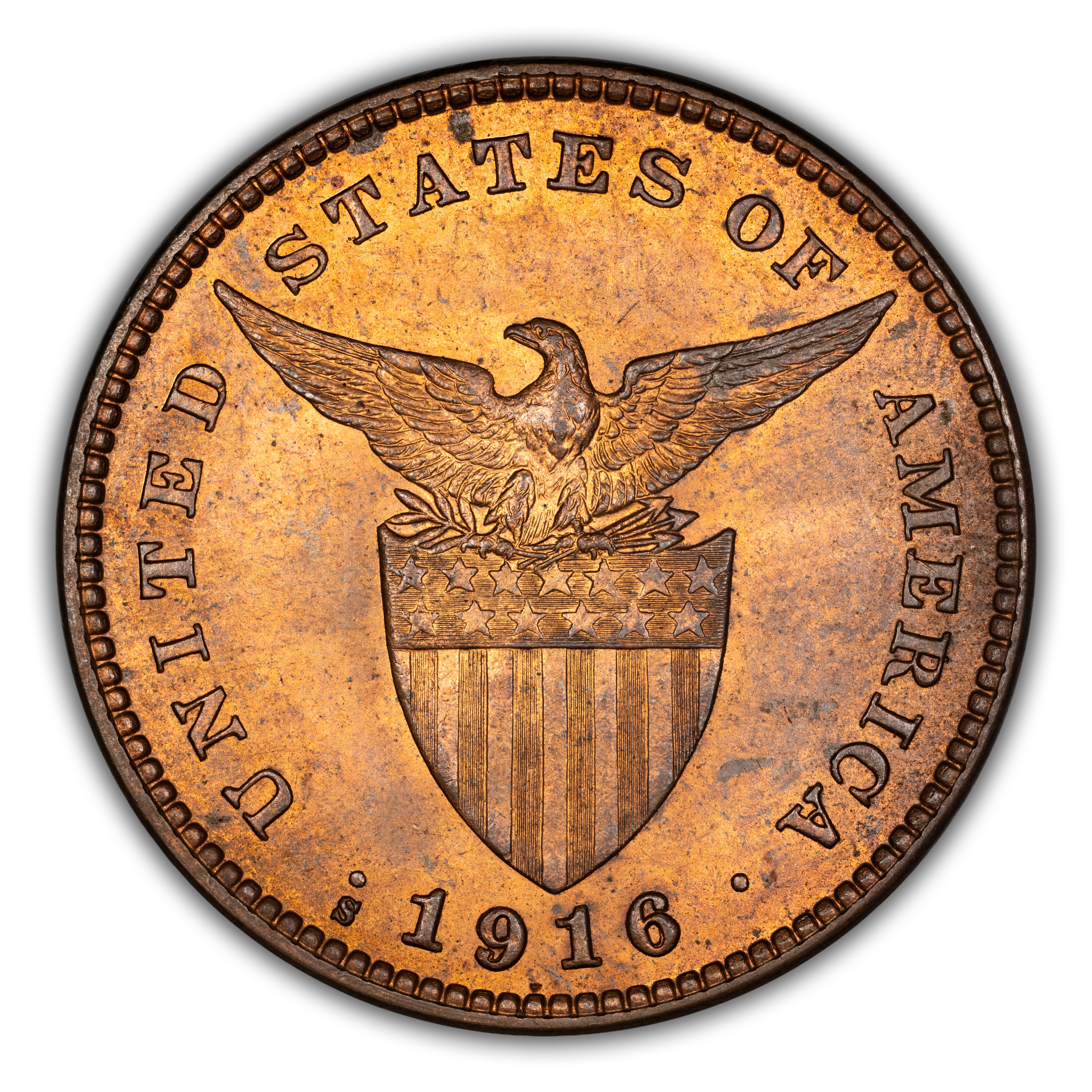 1916-S 1c U.S. Philippines MS RD thumbnail 3