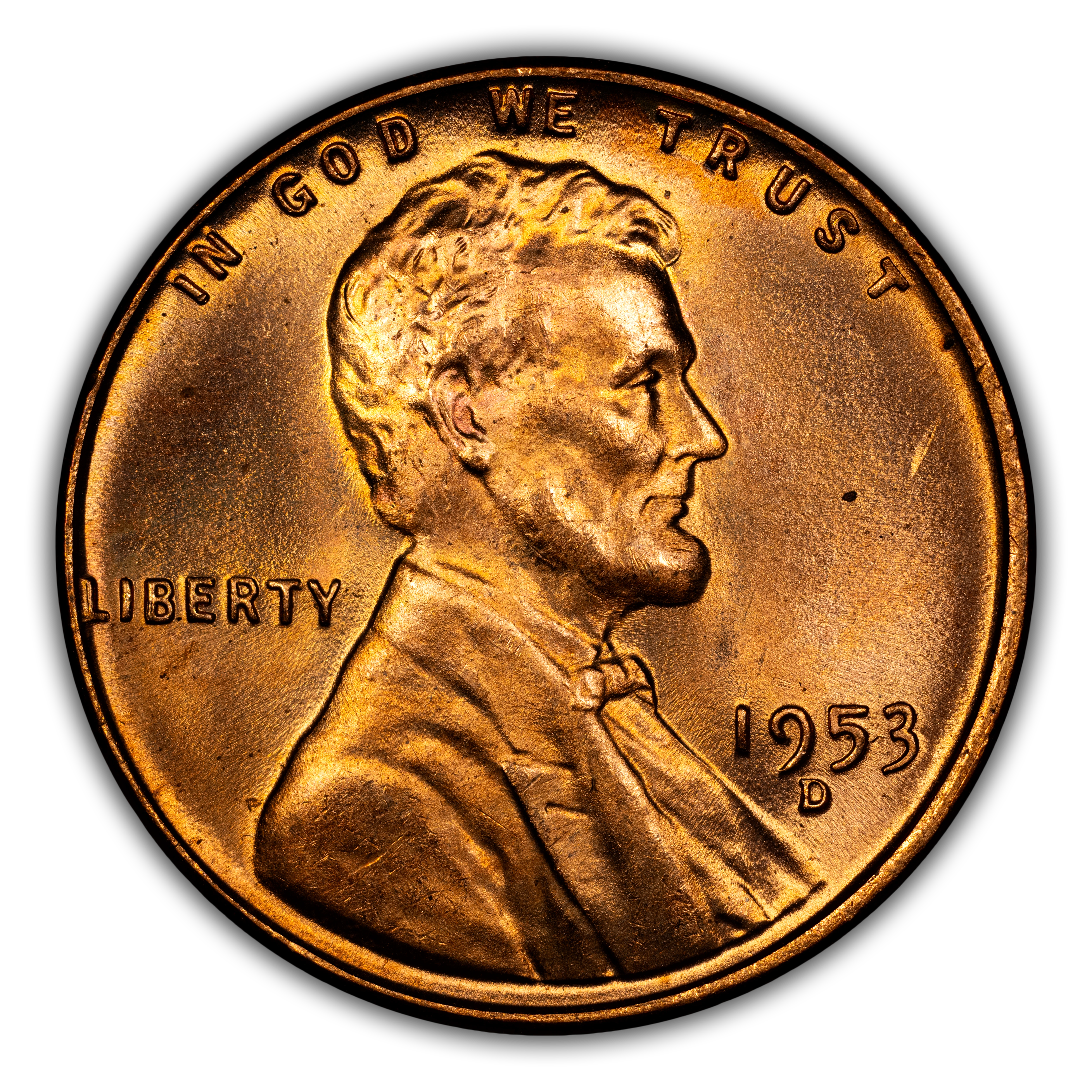 1953-D 1c MS RD thumbnail 3