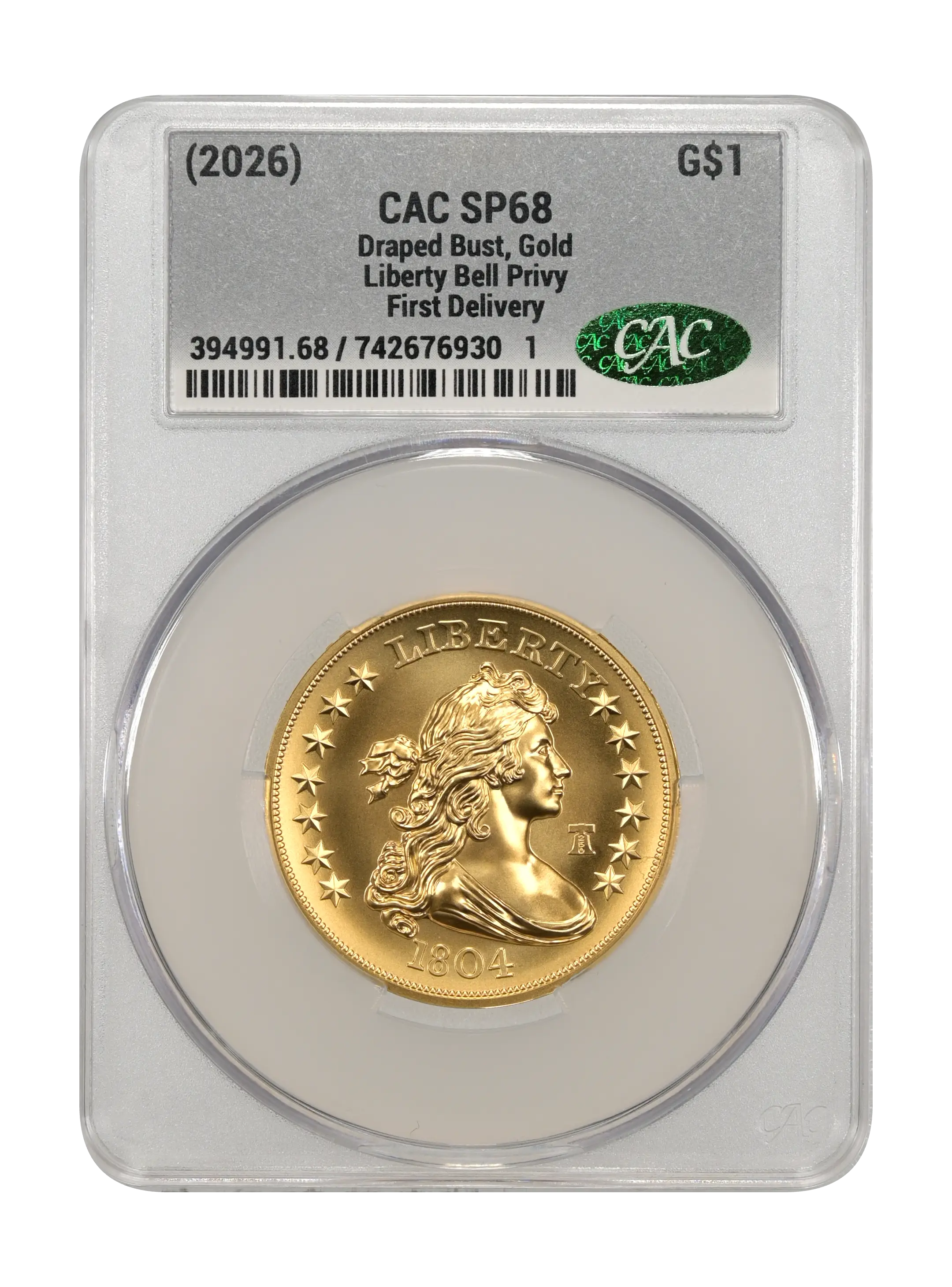 (2026) G$1 Gold Bust Dollar, 250th Anniversary Privy SP thumbnail 11