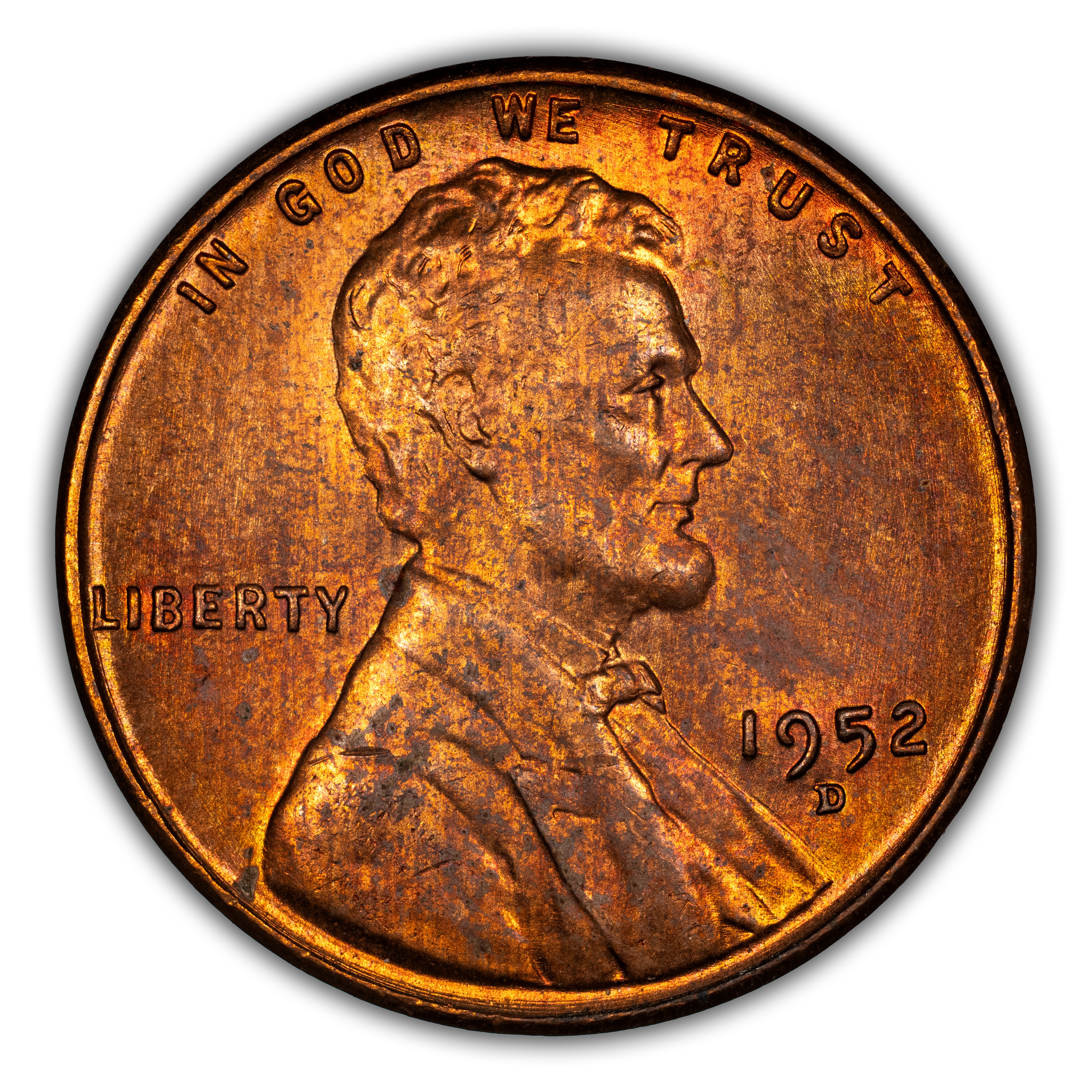1952-D 1c MS RB