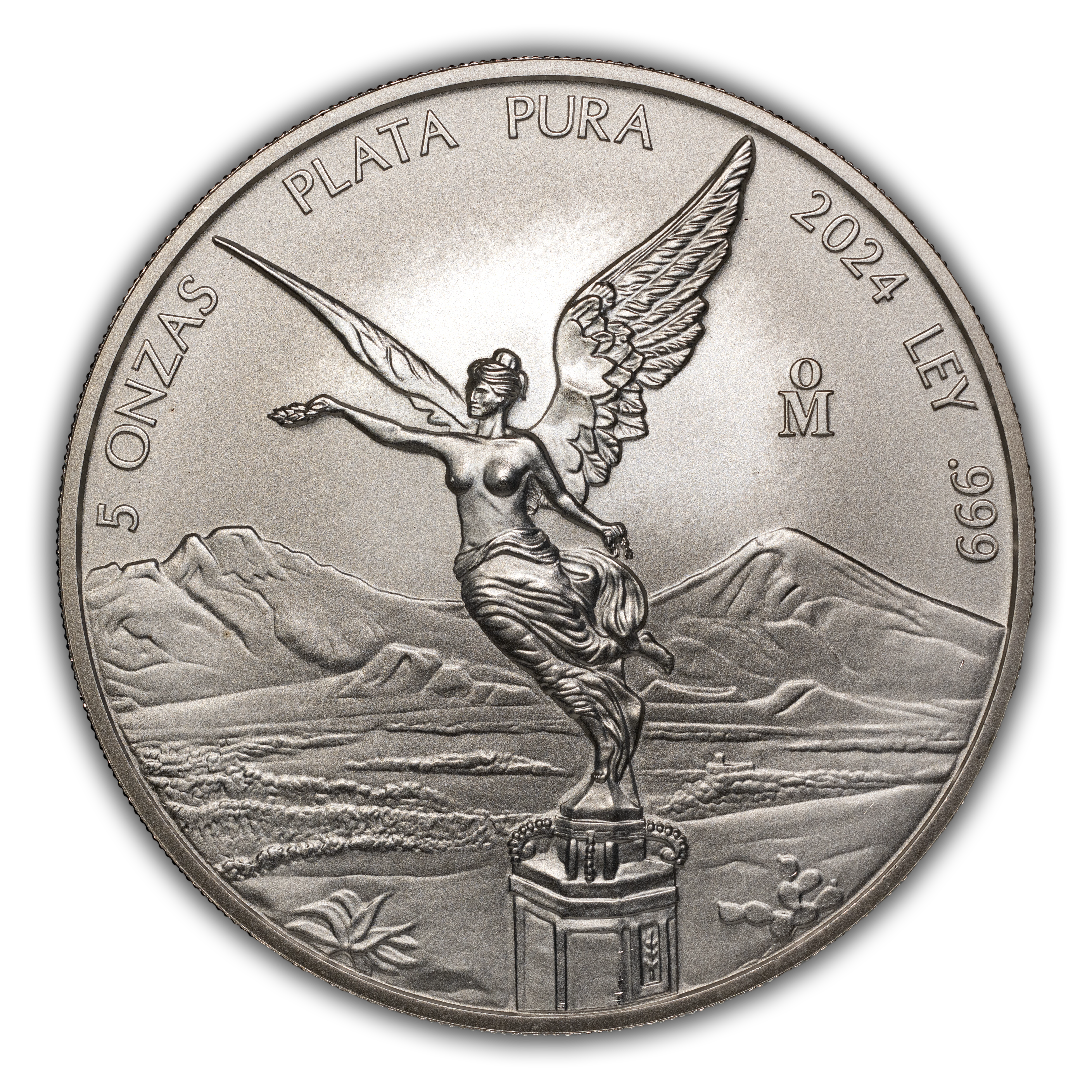 Libertad 5 Onza Silver, 155.5g MS [Type] (KM-615) thumbnail 4