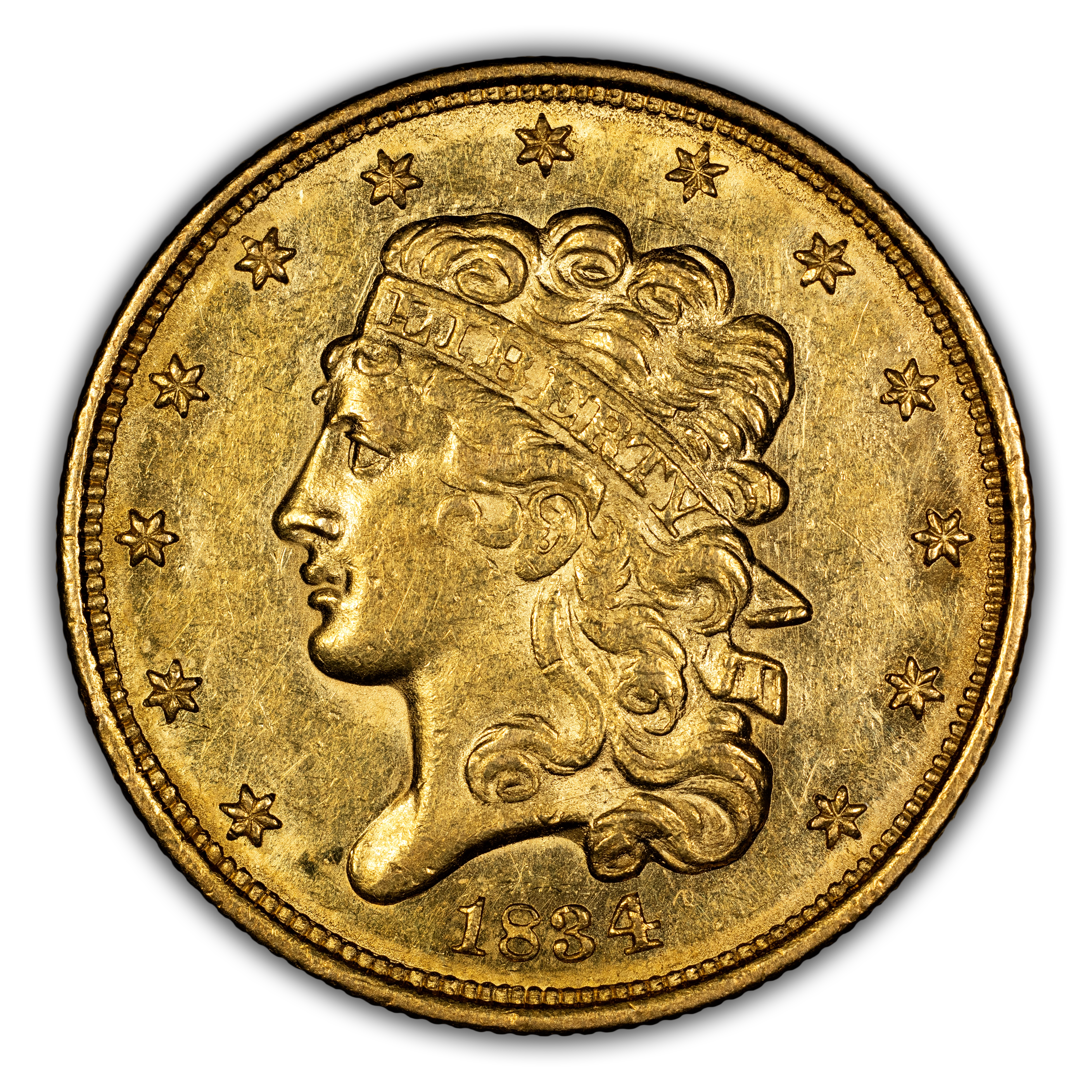 1834 $5  Classic Head, Plain 4 MS thumbnail 9