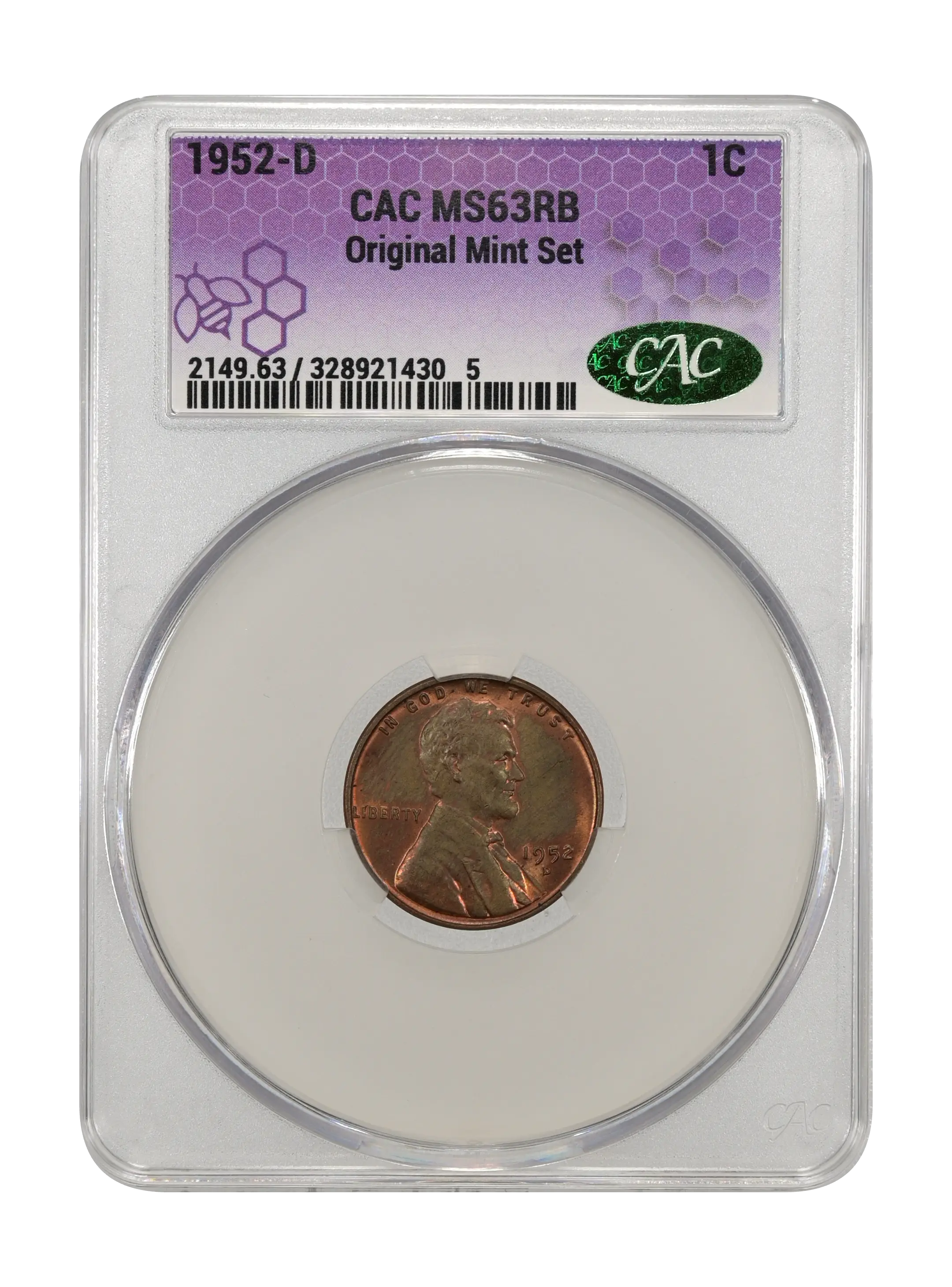 1952-D/S 1c Overmintmark, FS-511 MS RB thumbnail 12