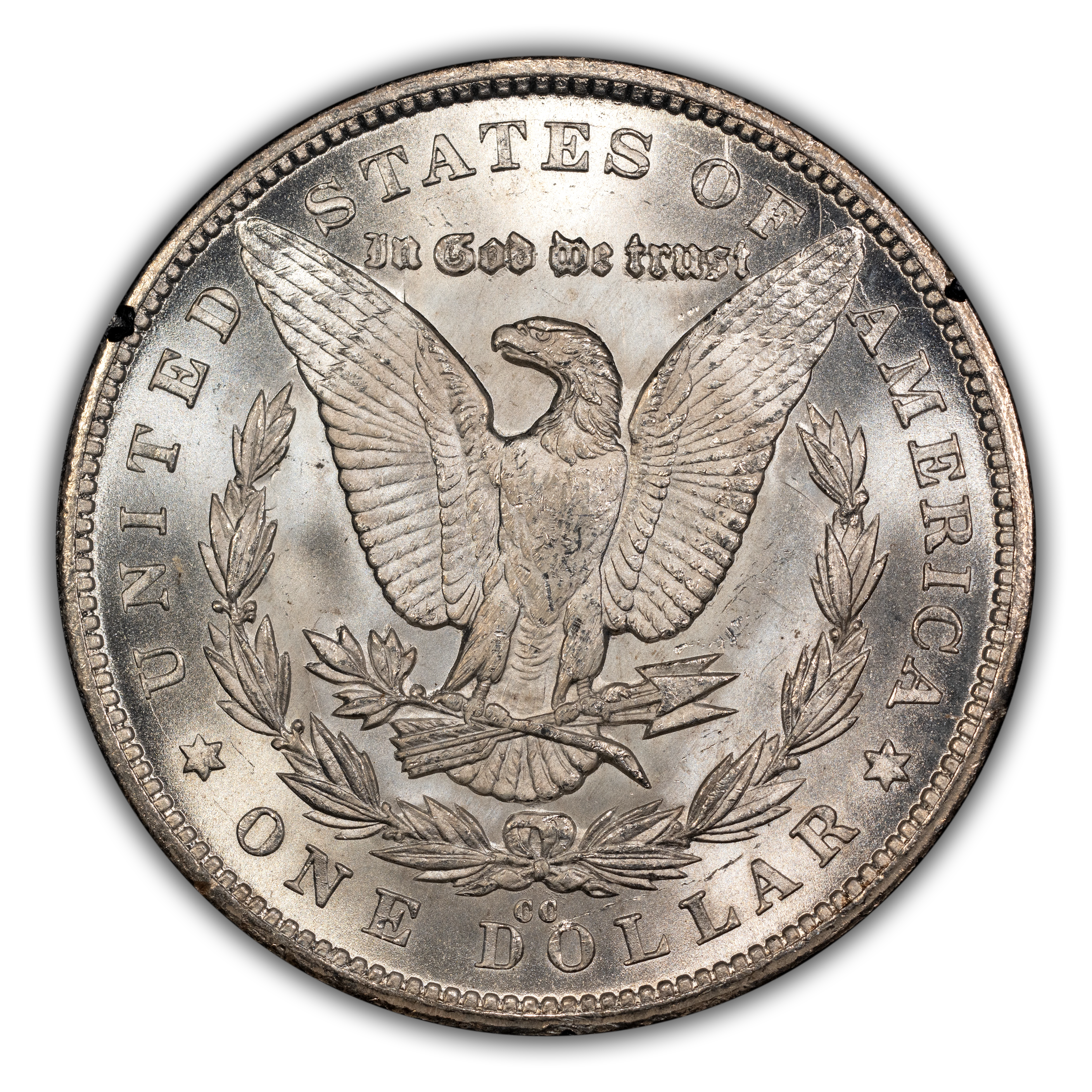 1880-CC $1  GSA Hoard, Dash under 8, Clashed, VAM-3A MS thumbnail 3