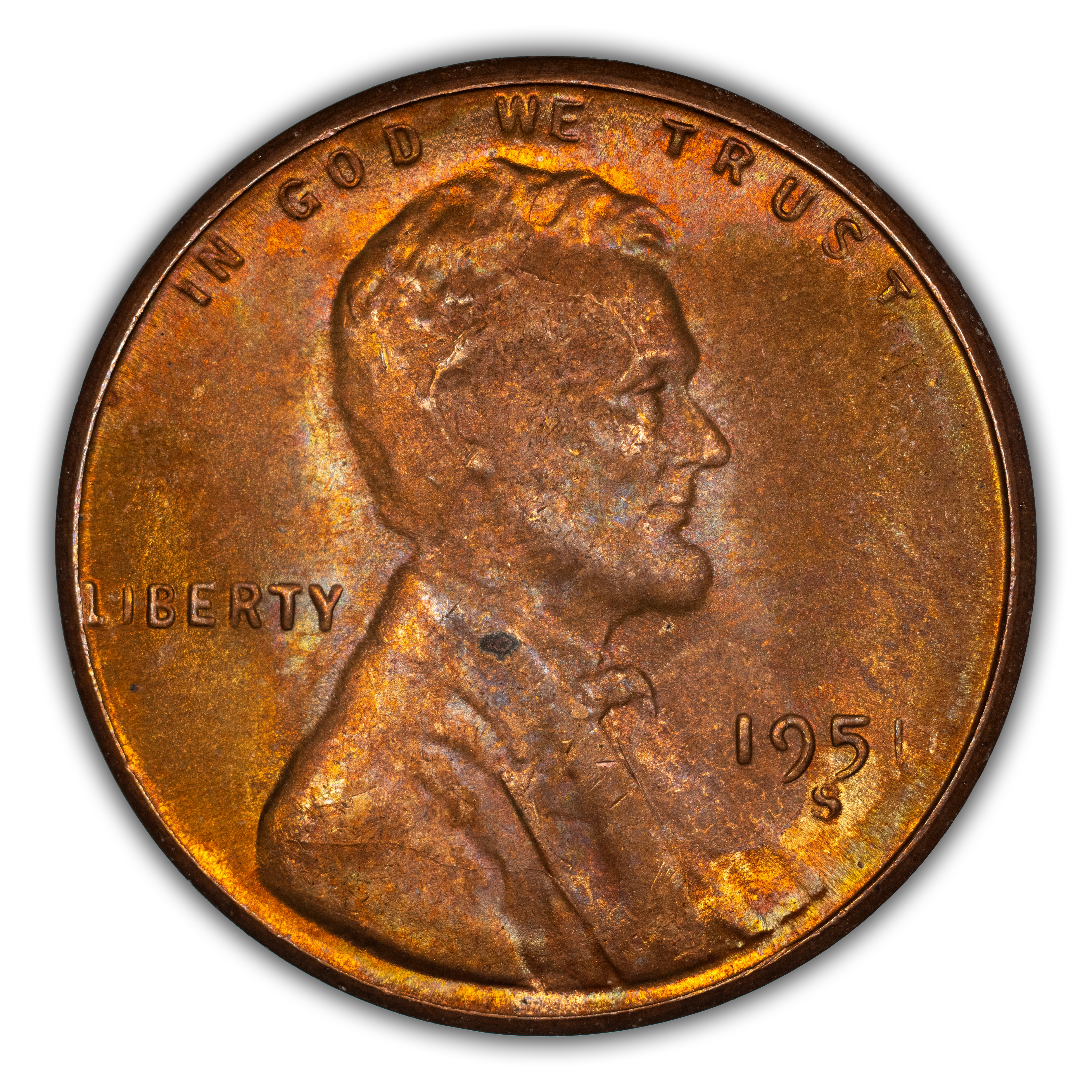 1951-S 1c MS BN