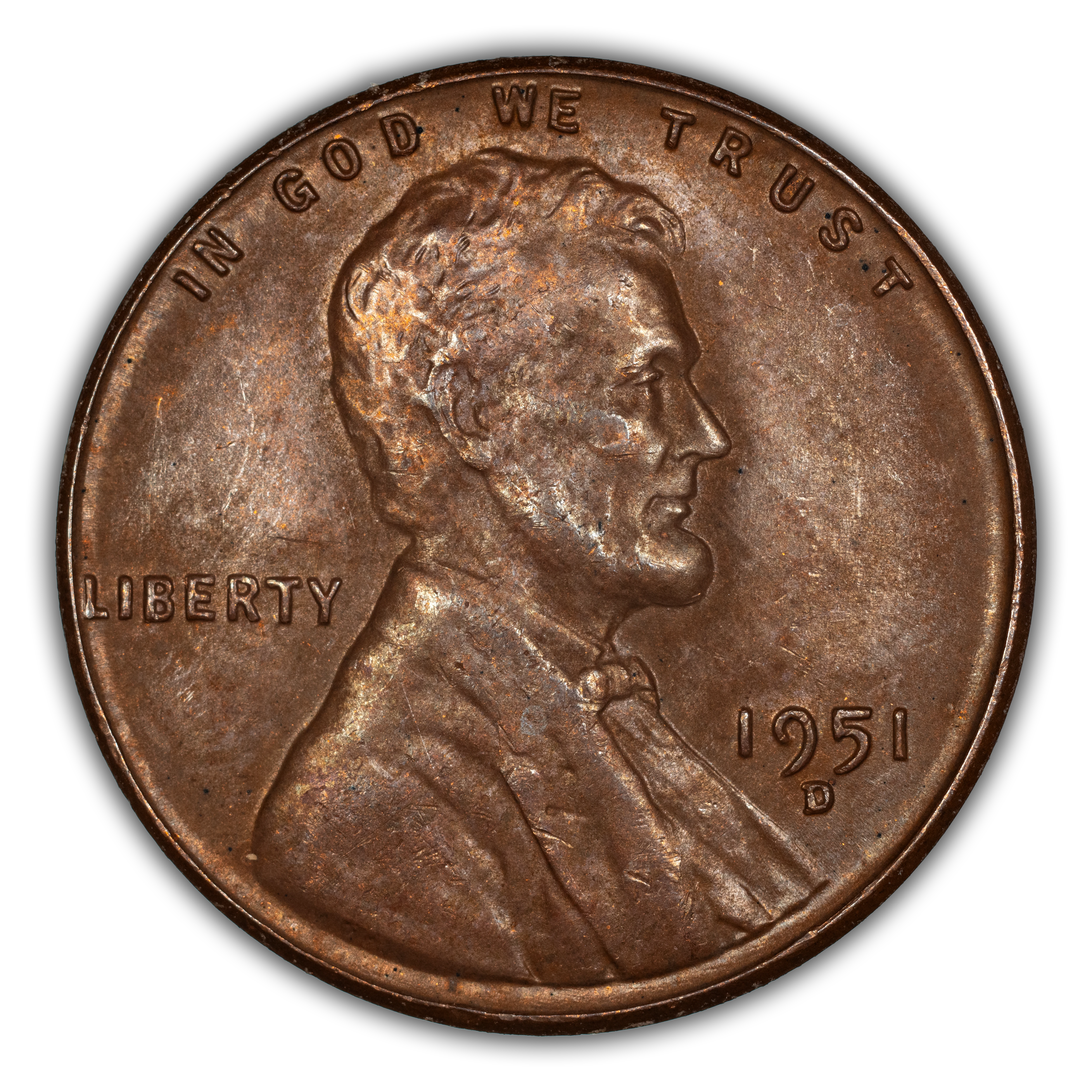 1951-D 1c MS BN