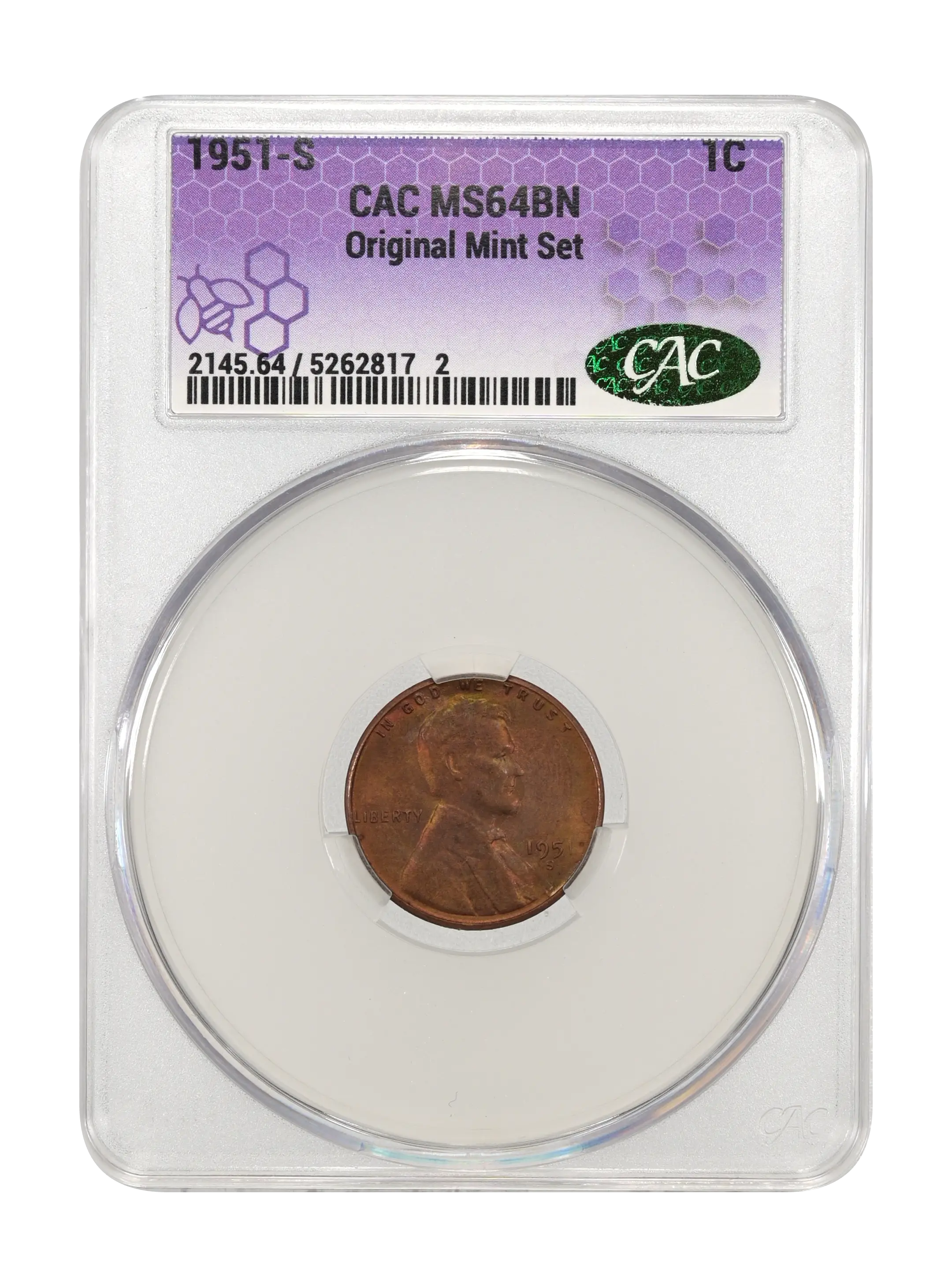 1951-S 1c MS BN thumbnail 7