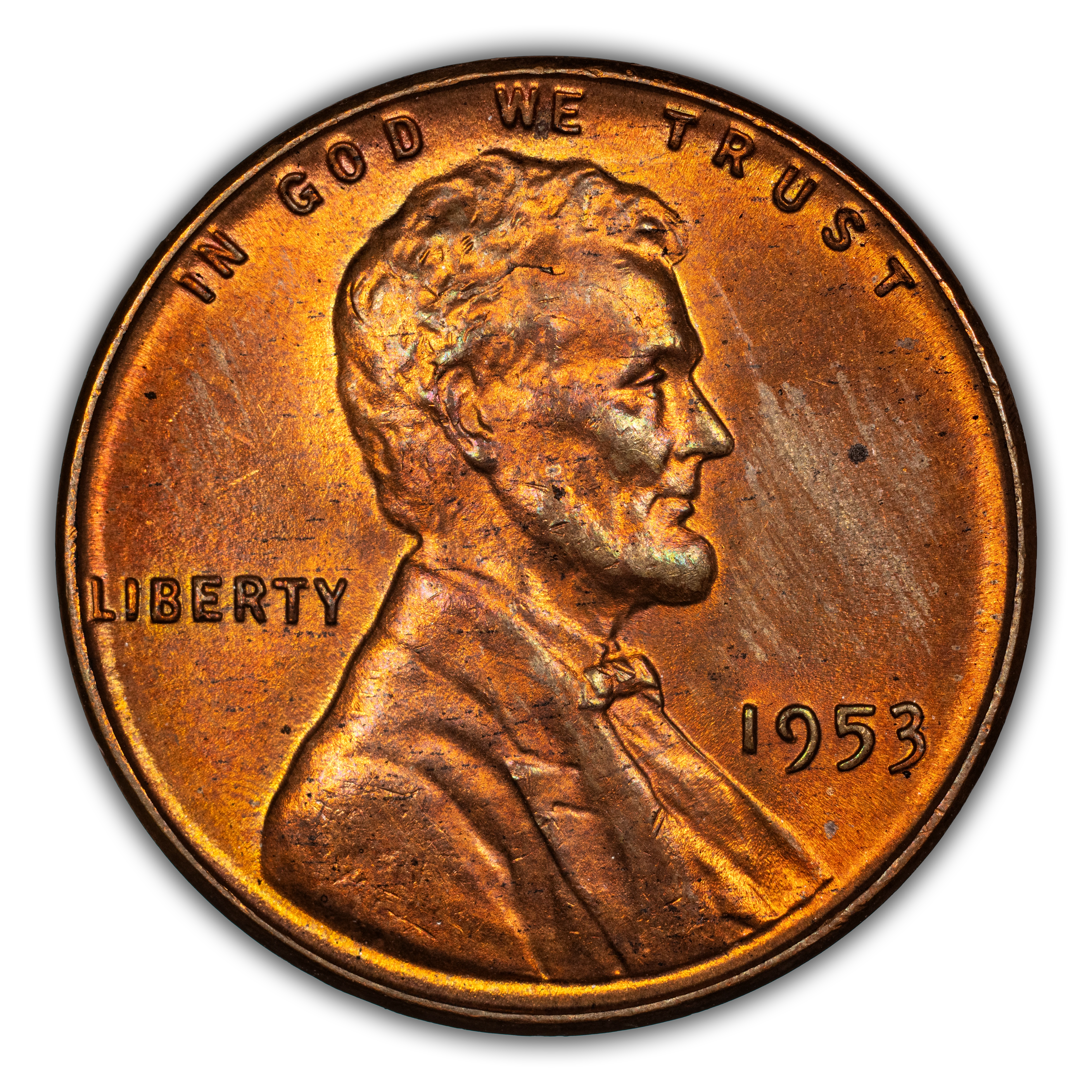 1953 1c MS RB