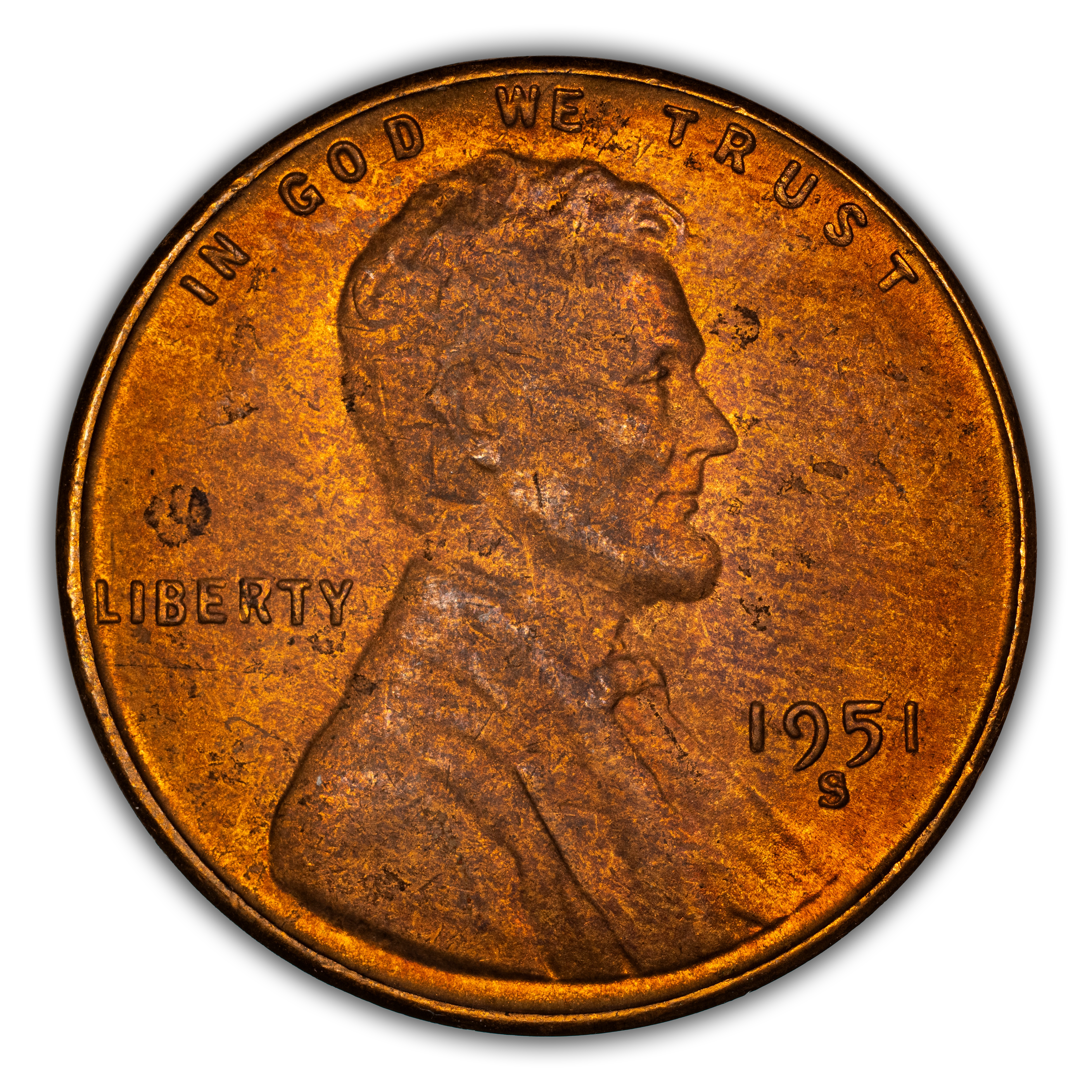 1951-S 1c MS RB