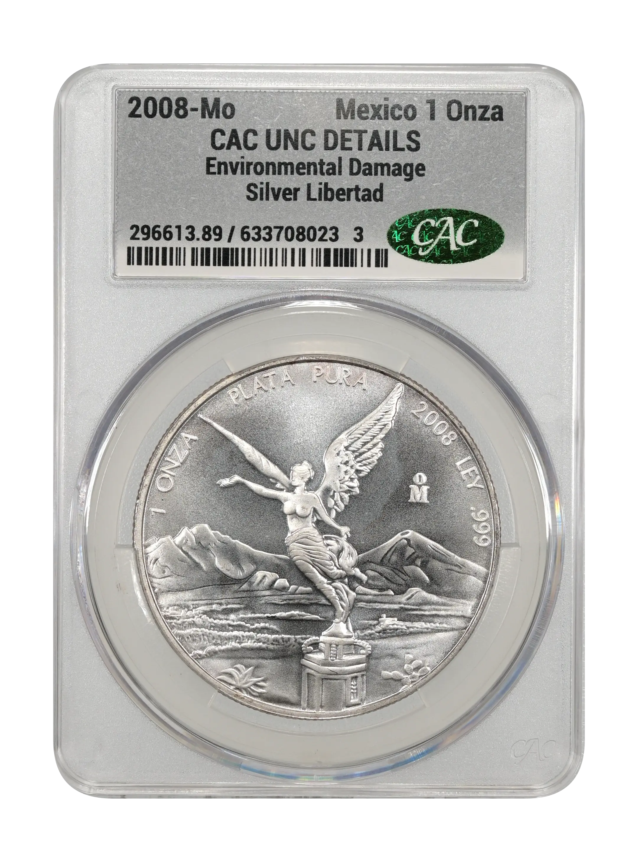 2008-Mo 1 Onza Libertad, Silver MS (KM-639) thumbnail 7