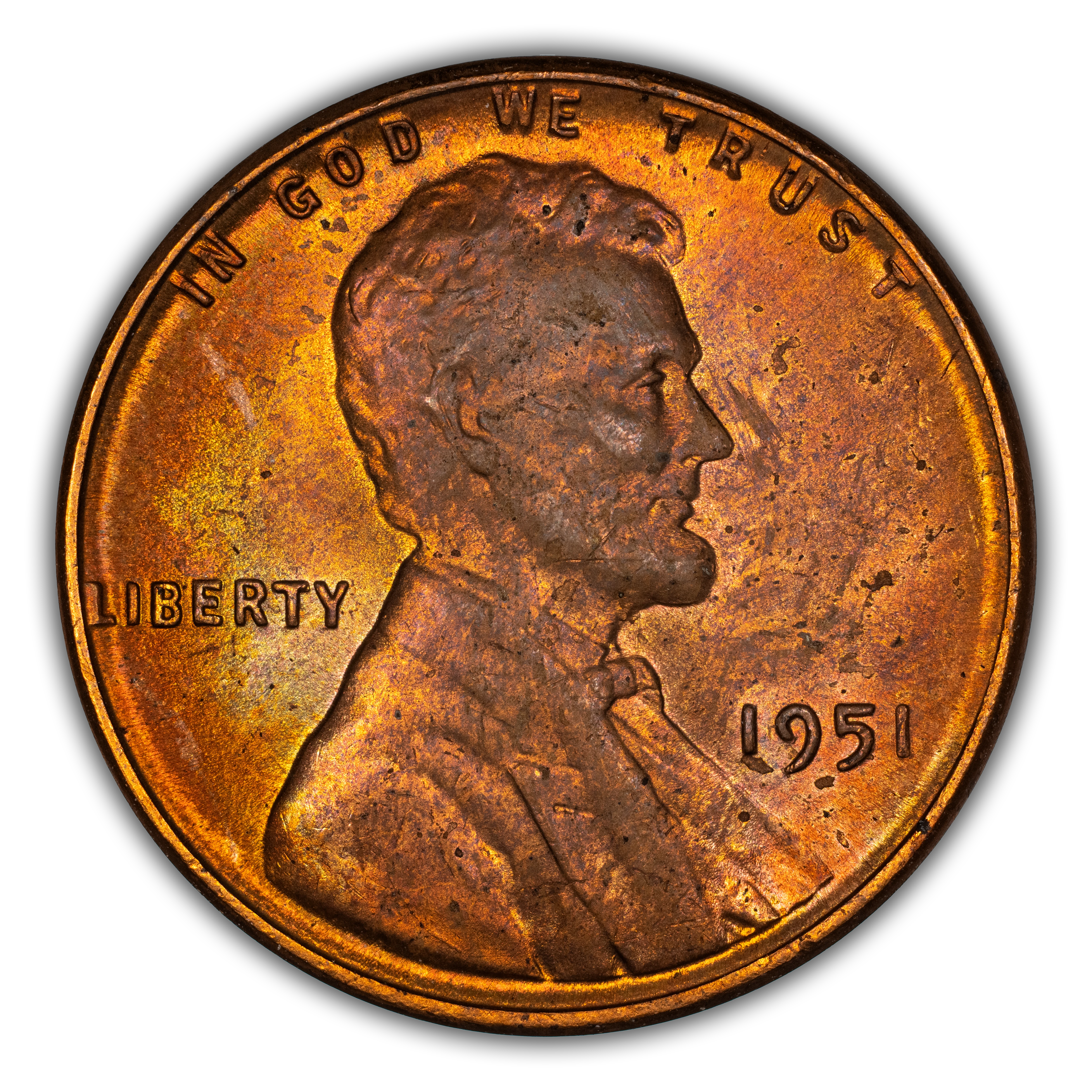 1951 1c MS RB