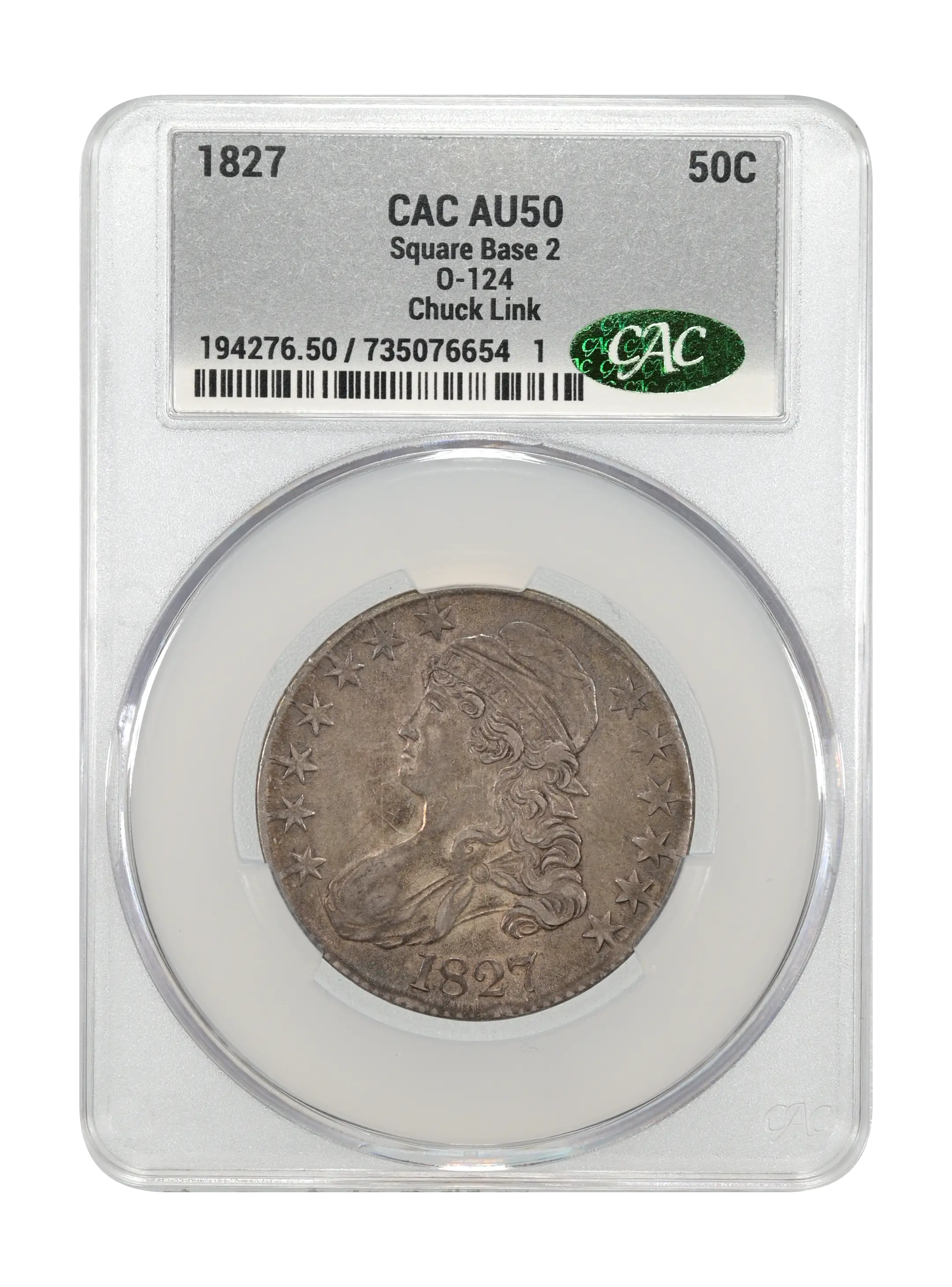 1827 50c Square Base 2, O-124 MS thumbnail 9
