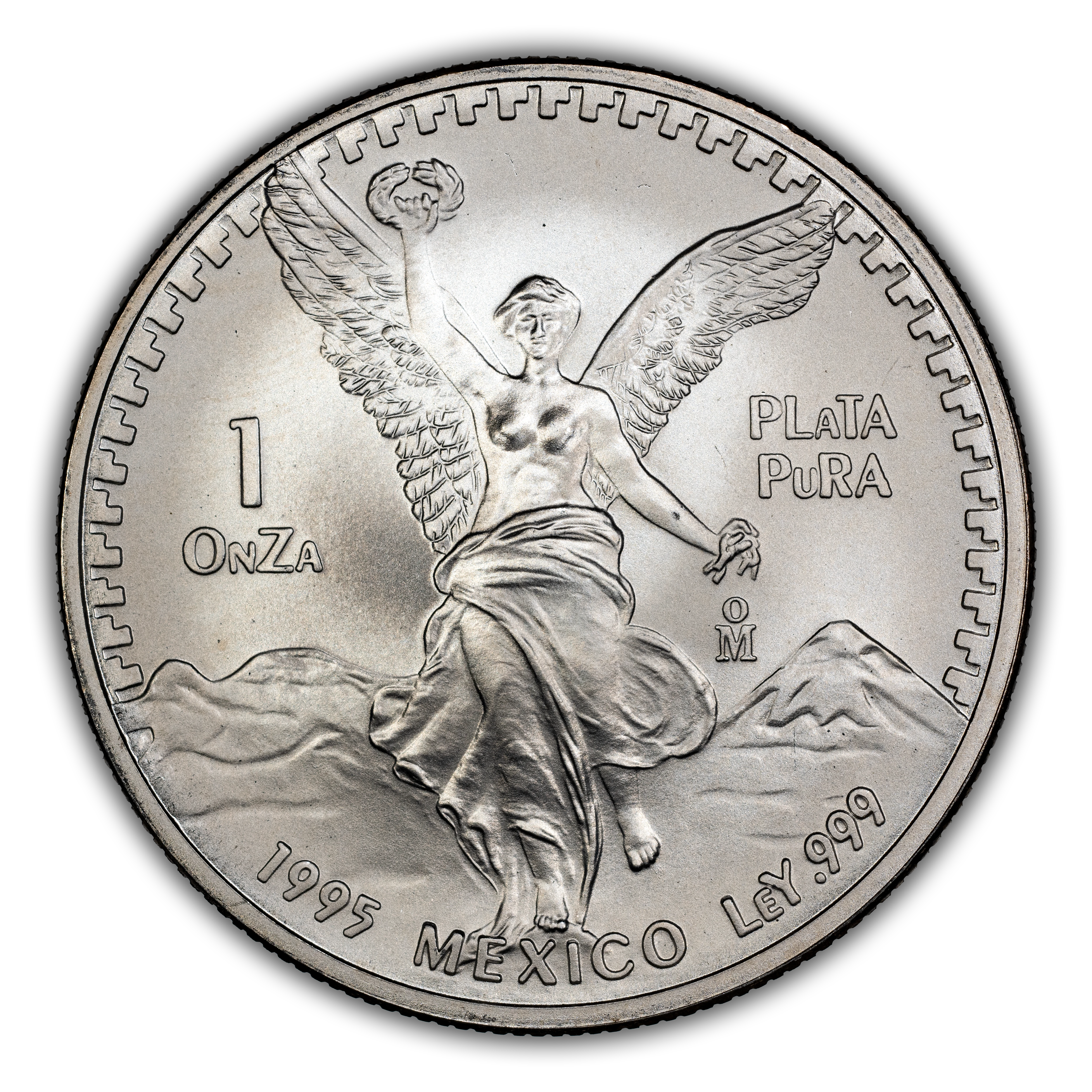 1995-Mo 1 Onza Libertad, Silver MS