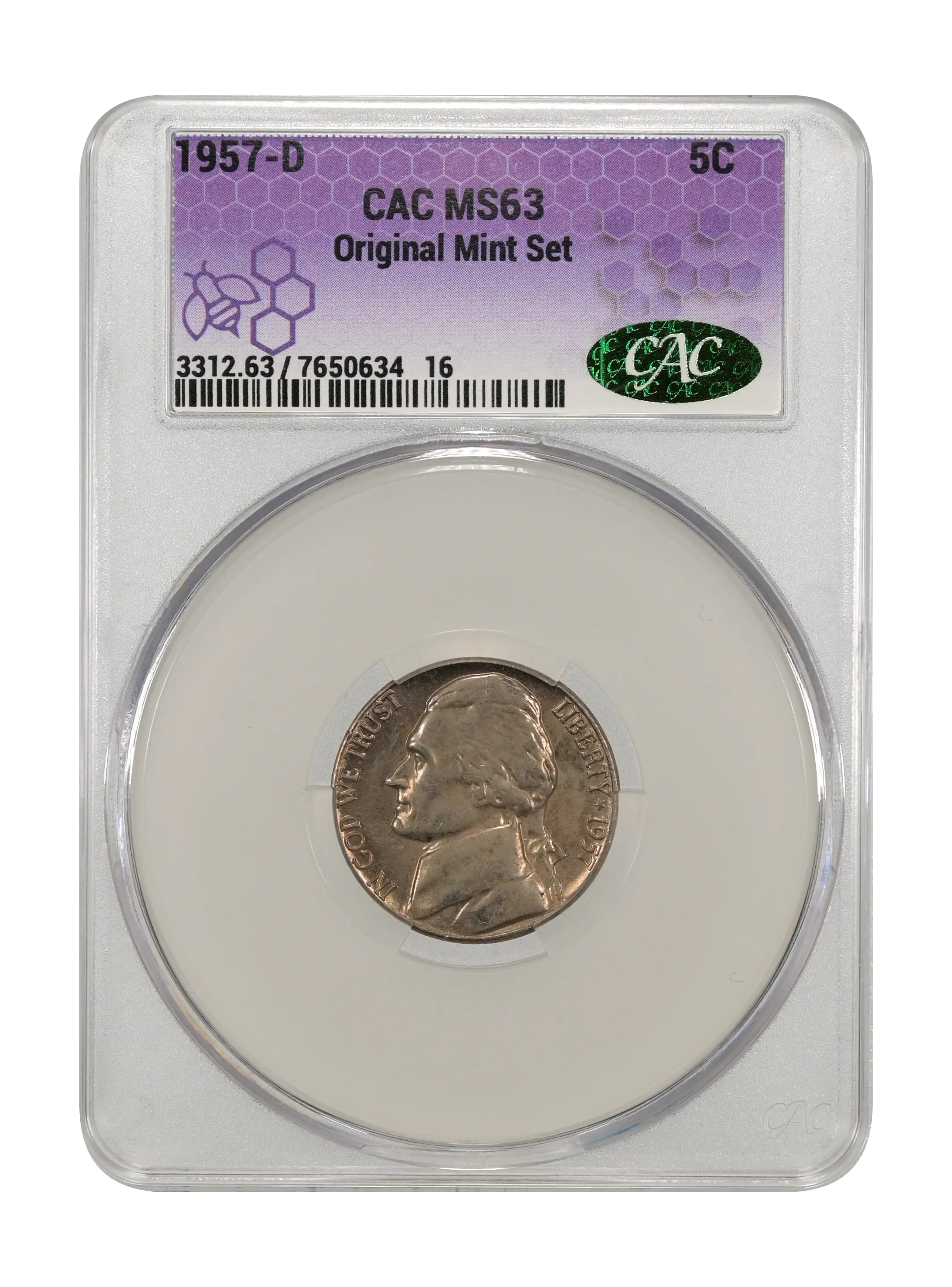 1957-D 5c MS thumbnail 17