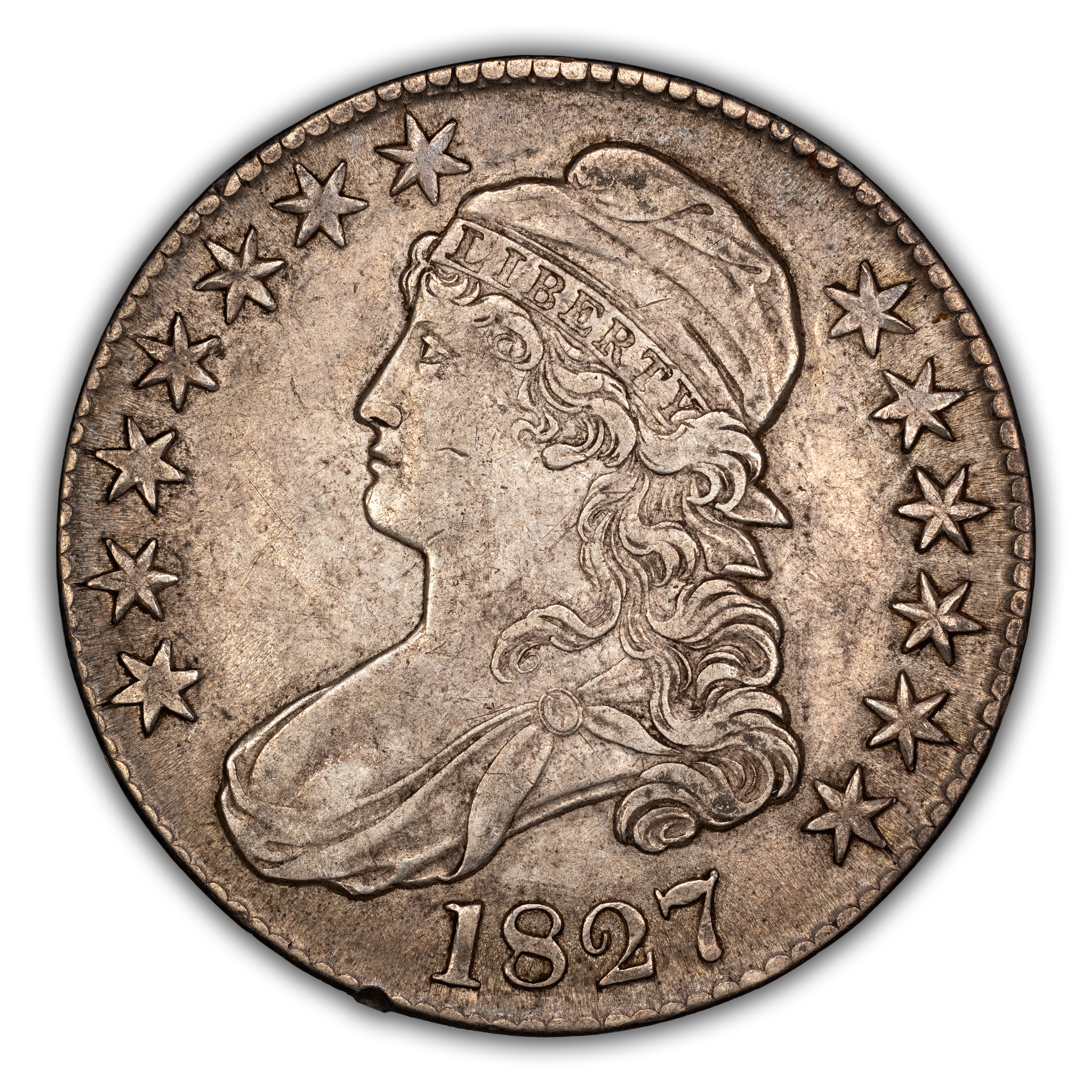1827 50c Square Base 2, O-121 MS thumbnail 2