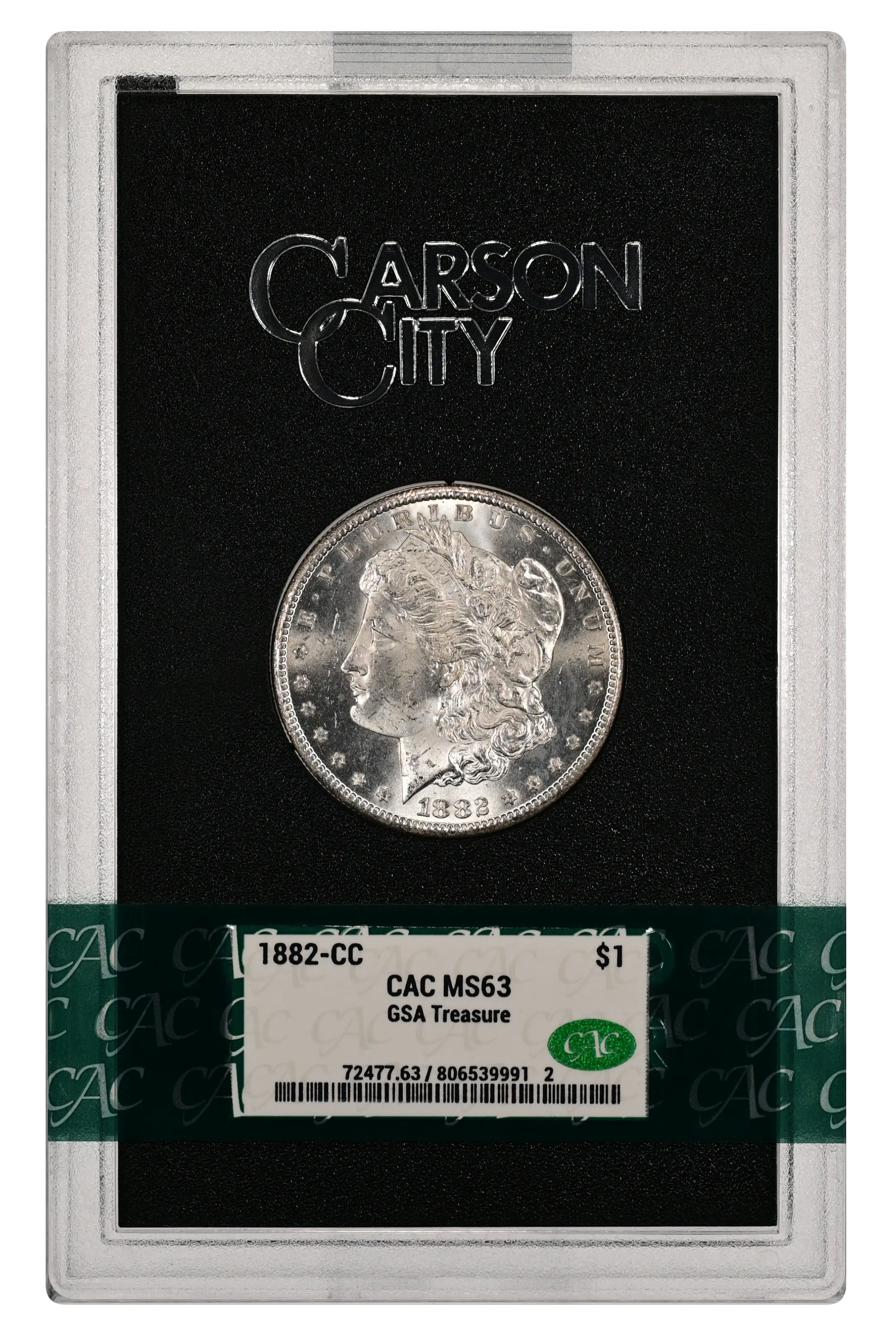 1883-CC $1  GSA Hoard, CC/CC, Die Scratch Wing, VAM-5A MS thumbnail 11