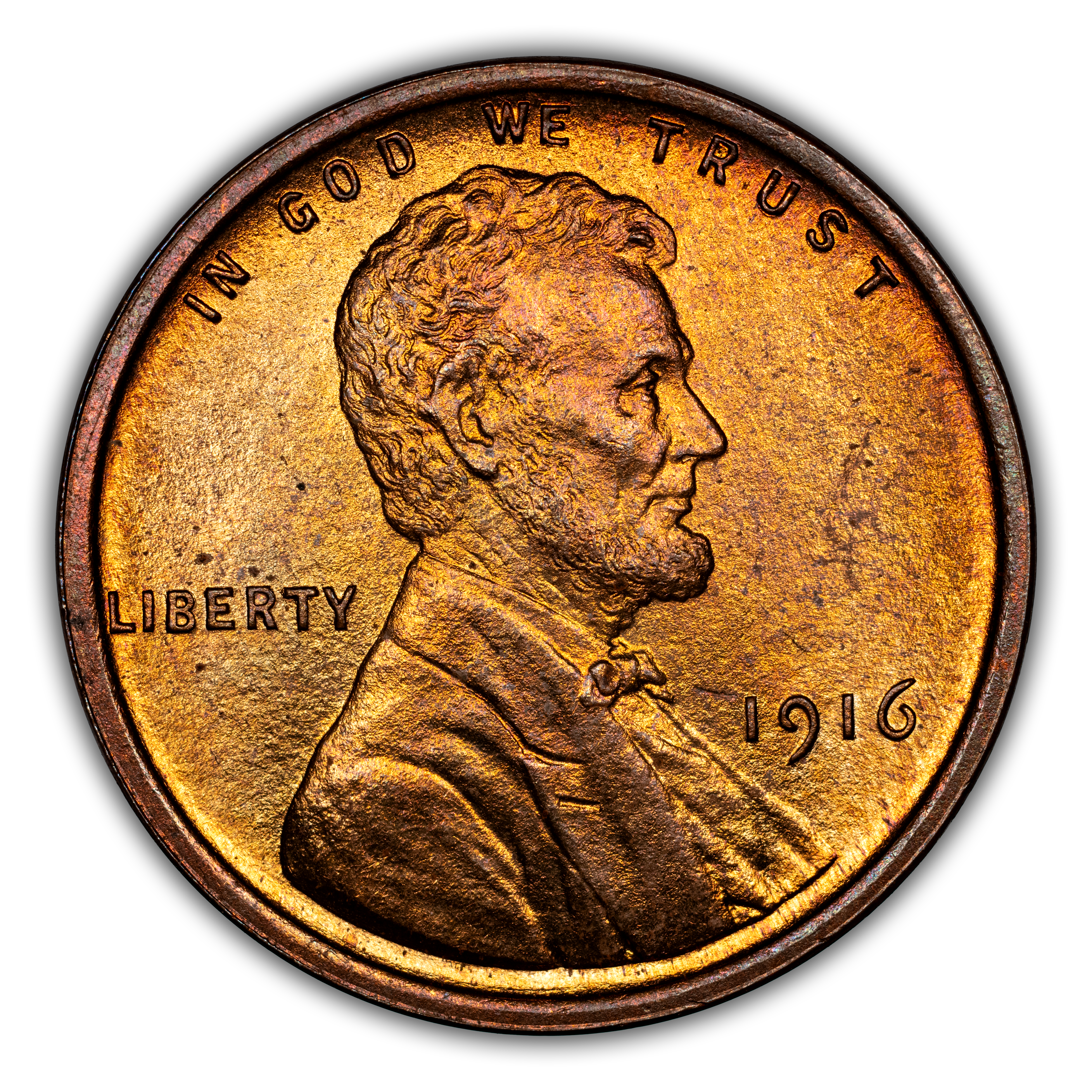 1916 1c Matte Finish PR RD