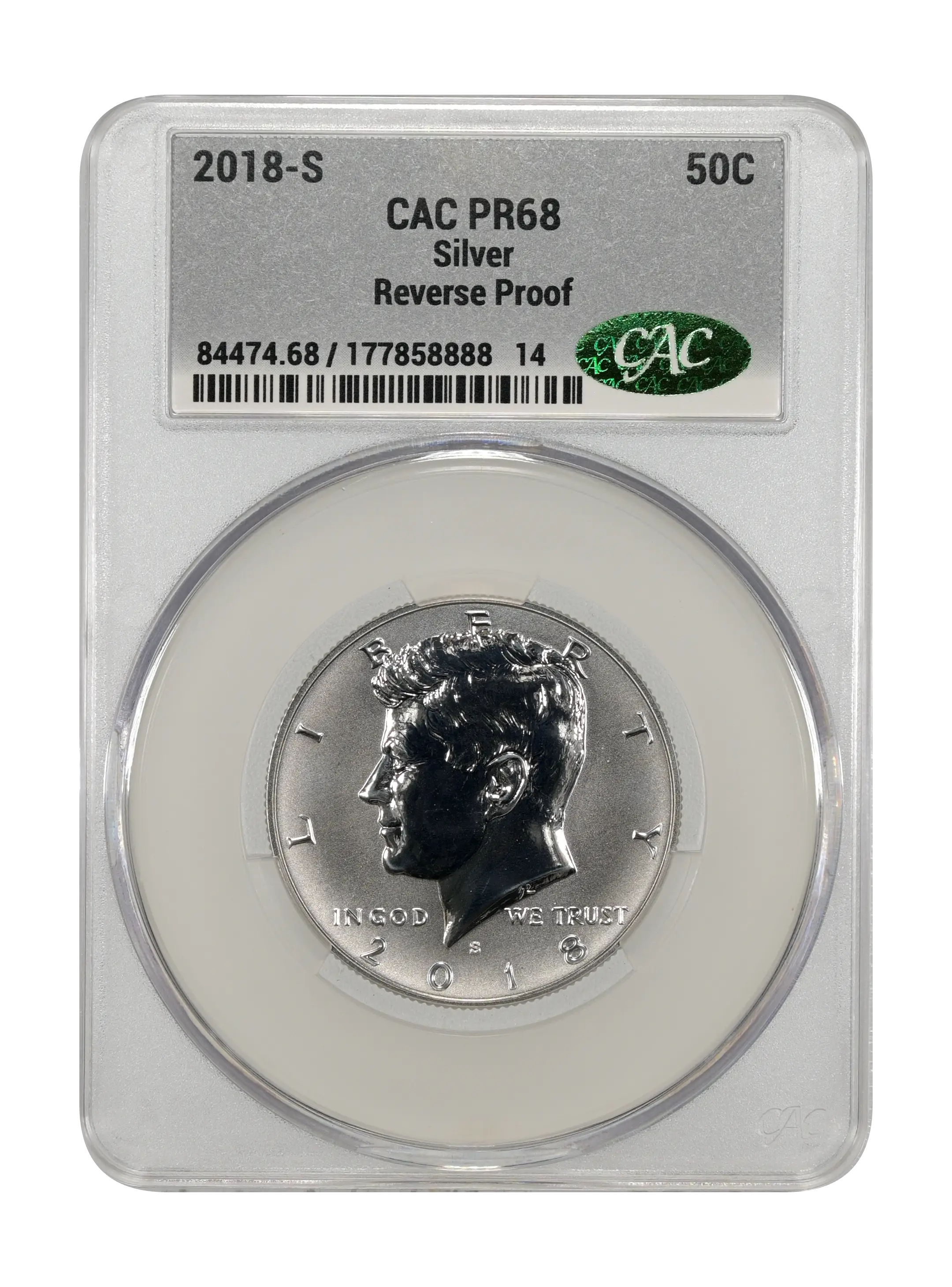 2018-S 50c Silver, Reverse Proof PR thumbnail 19