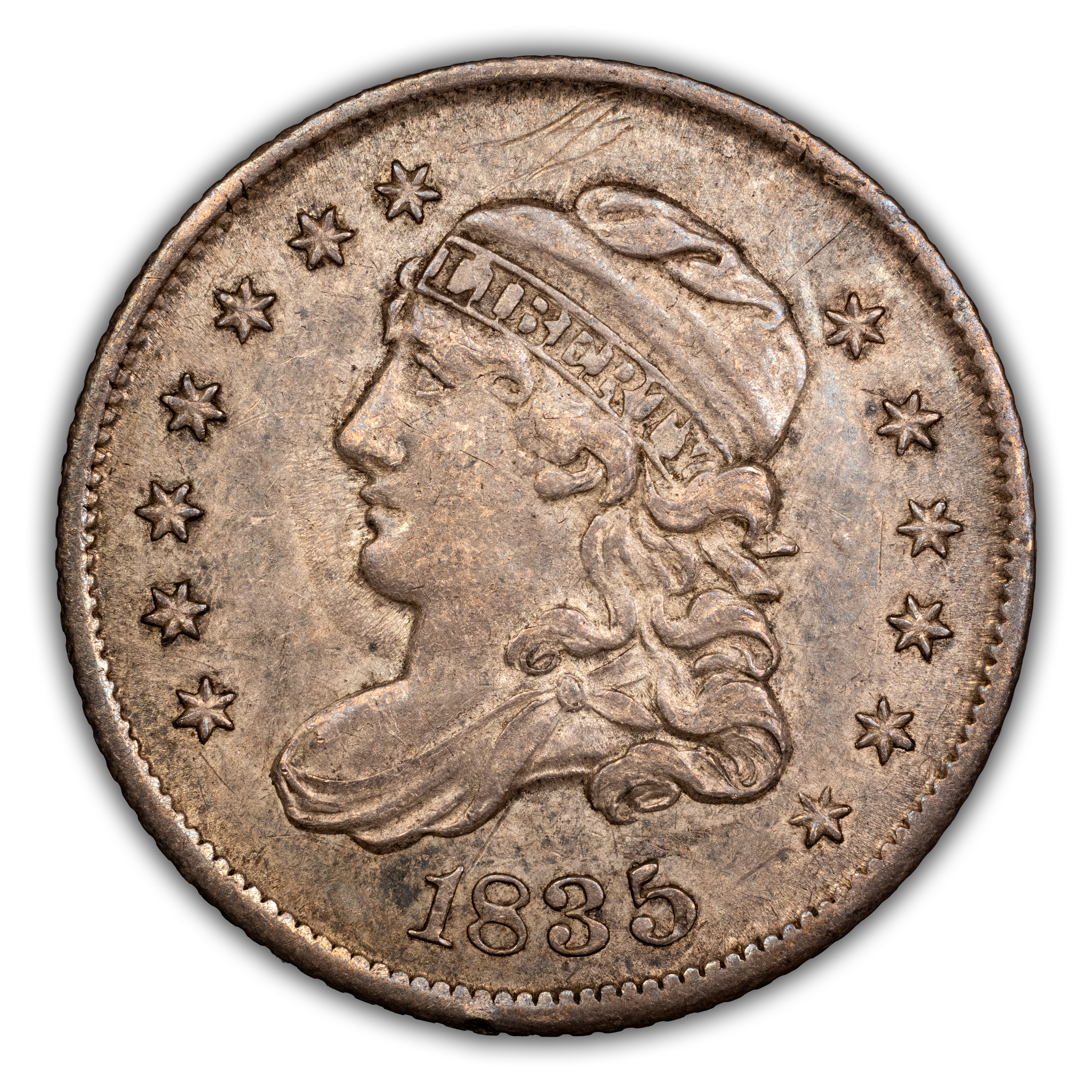 1835 H10c Large Date, Large 5C, LM-7 MS thumbnail 4