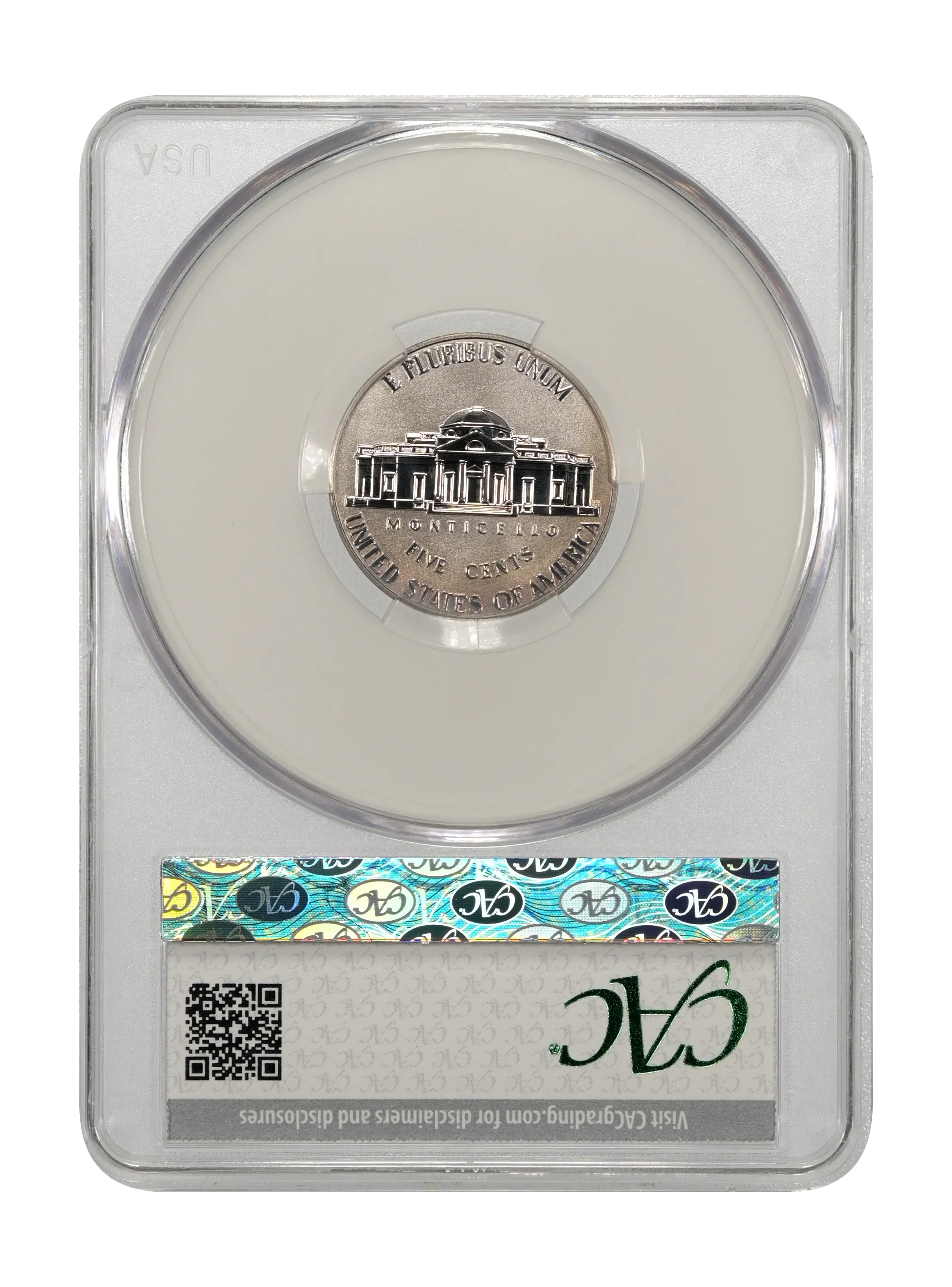 2018-S 5c Reverse Proof PR thumbnail 14