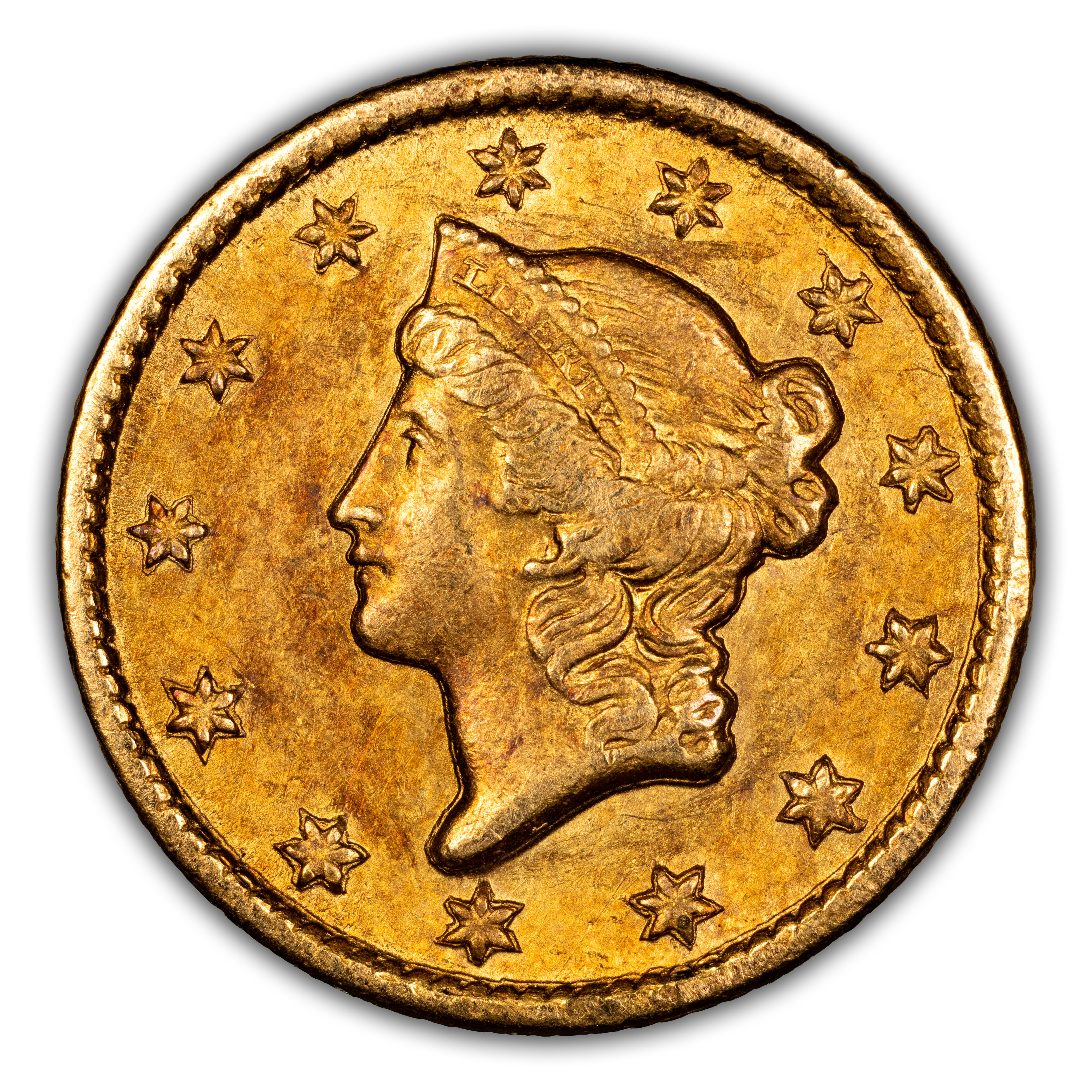 1851-C G$1 MS thumbnail 4