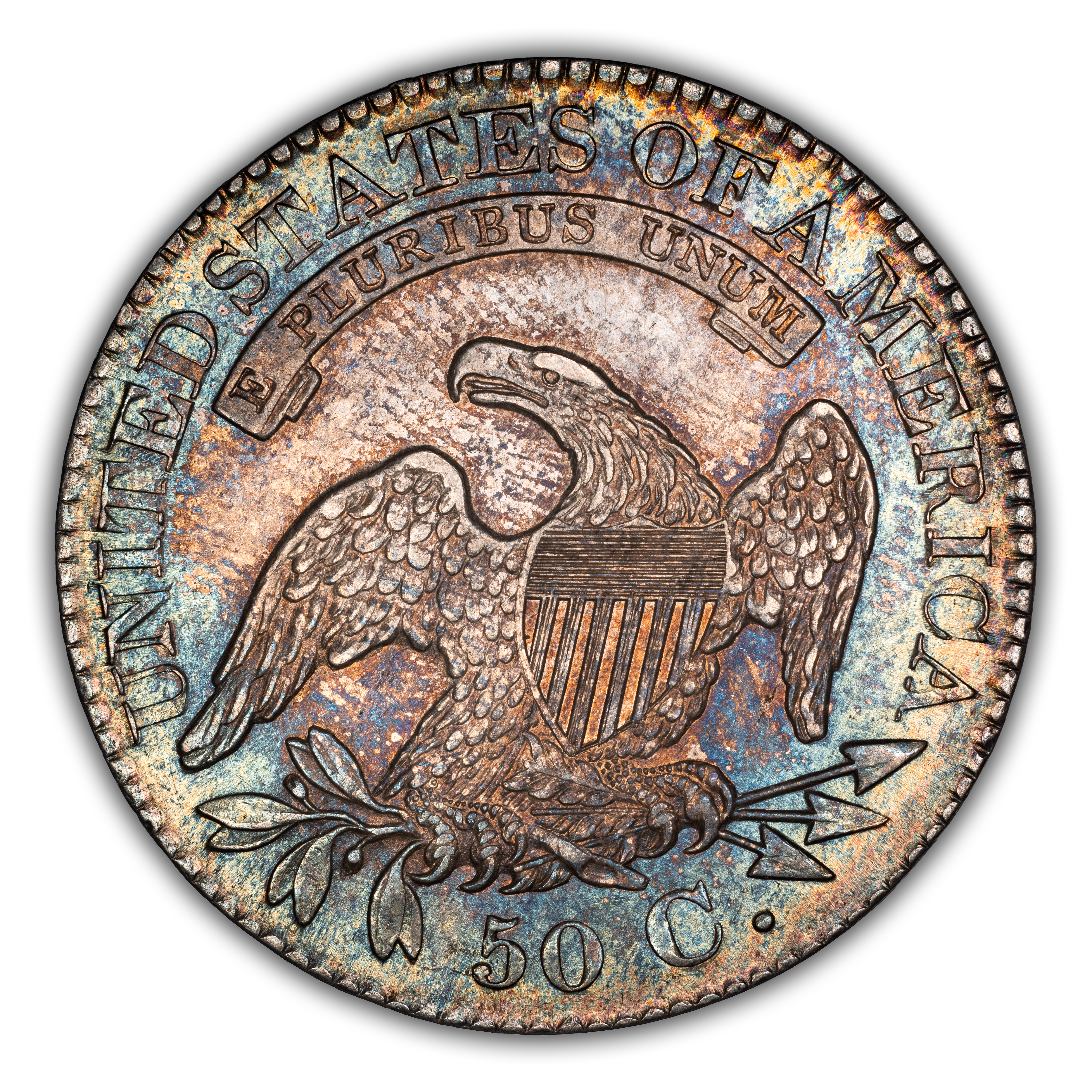 1827 50c Square Base 2, O-134 MS thumbnail 8