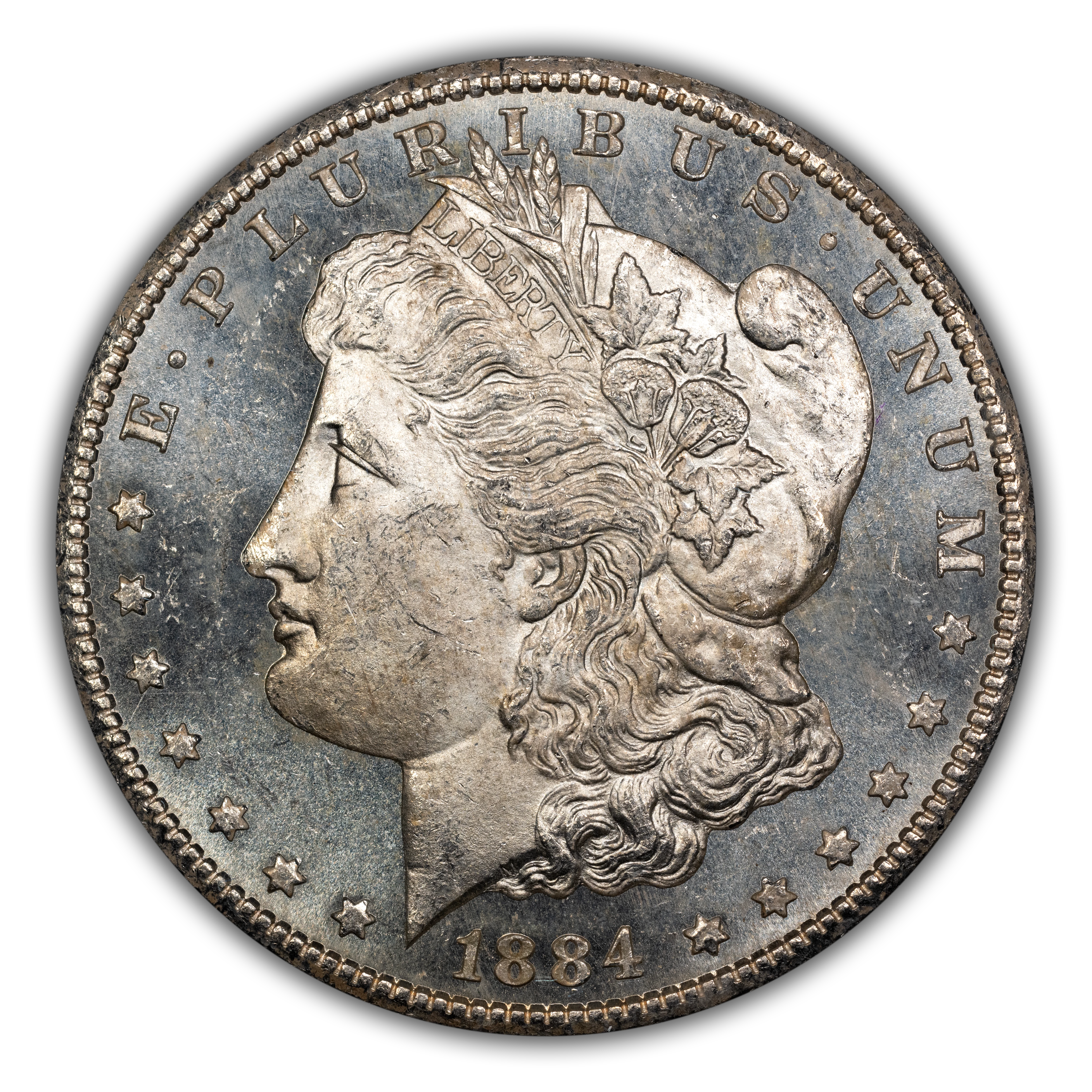 1884-CC $1  GSA Hoard, Doubled 18 Top, VAM-2 MS PL thumbnail 3