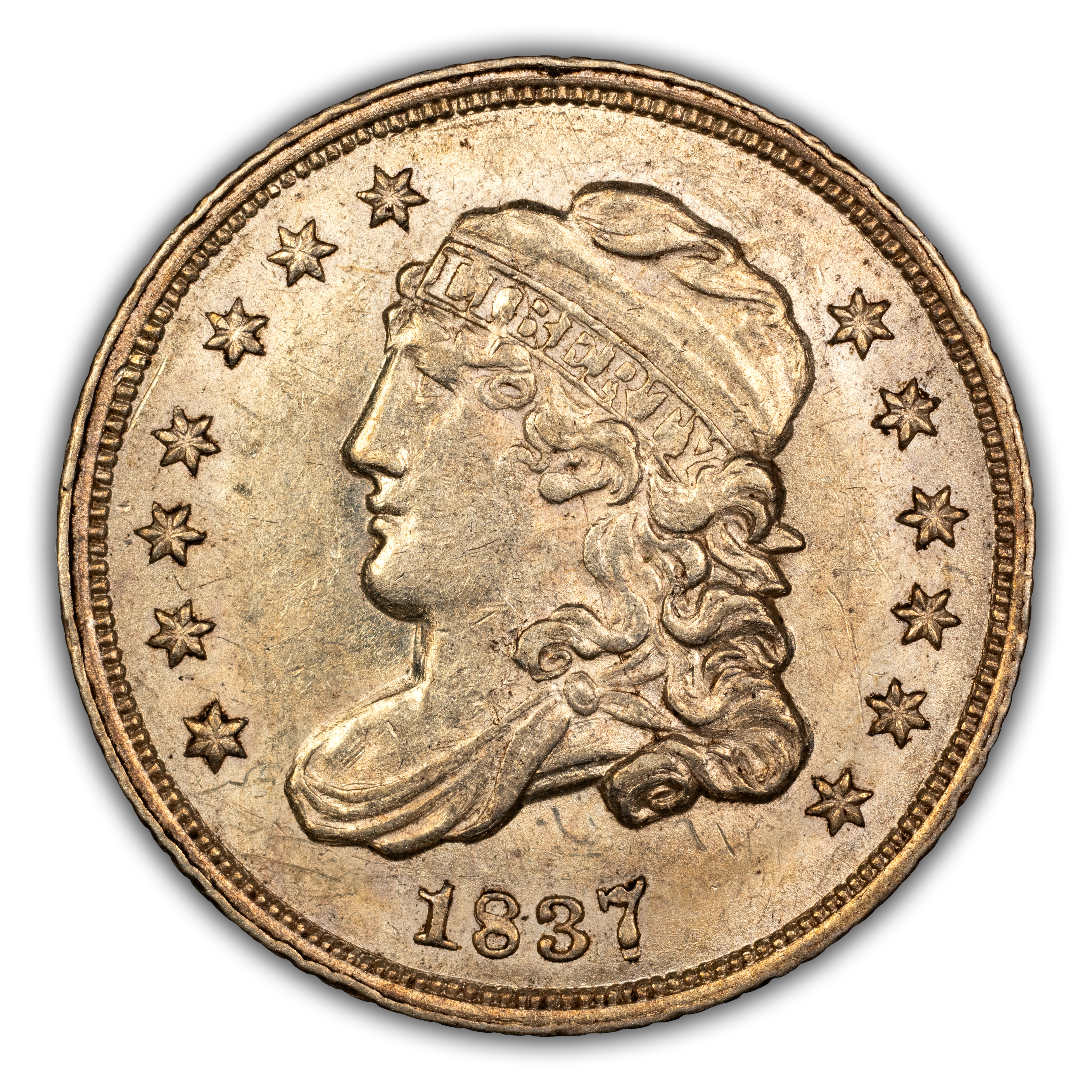 1837 H10c Large 5C, LM-1 MS thumbnail 3