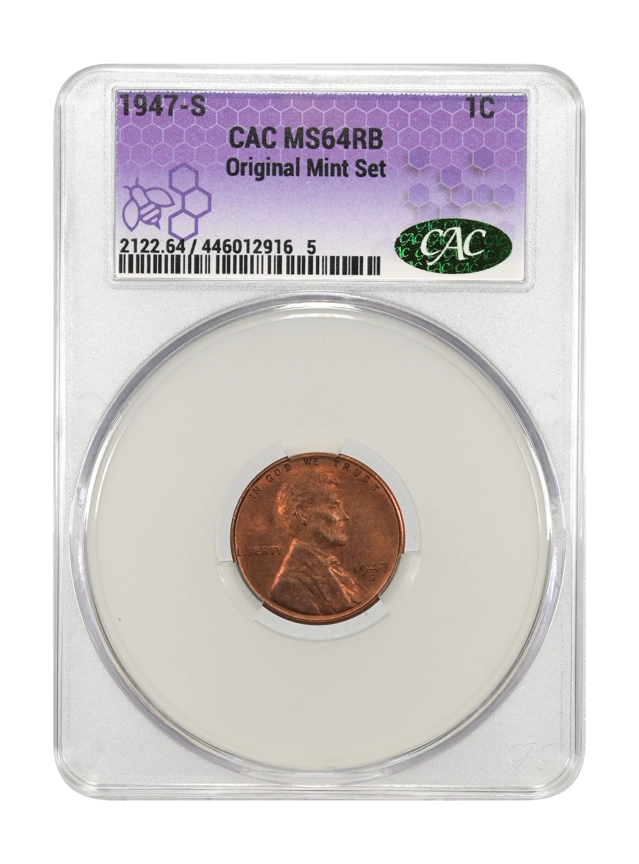 1947-S/S 1c Repunched Mintmark, FS-504 MS RB thumbnail 5