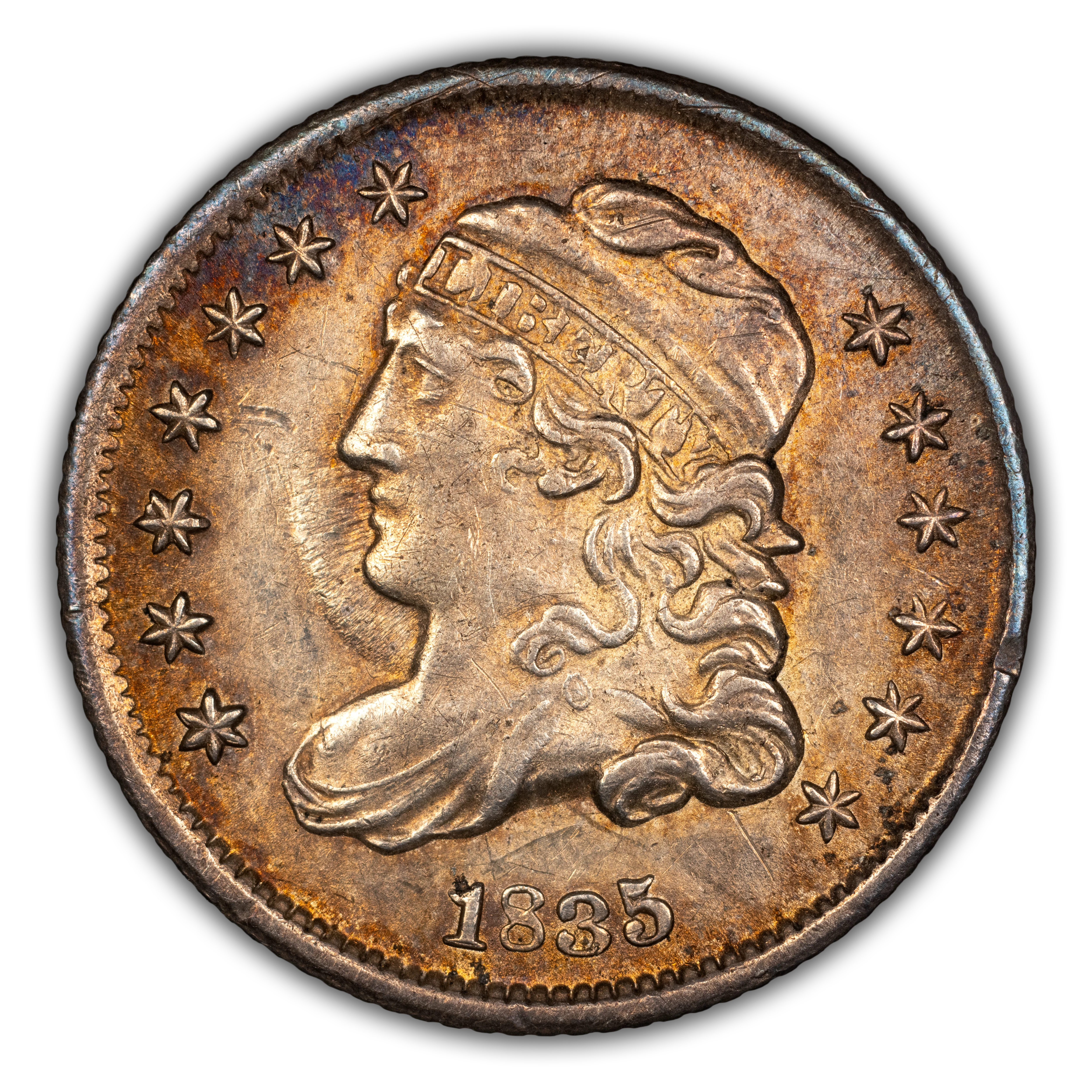 1835 H10c Small Date, Small 5c, LM-10 MS thumbnail 6