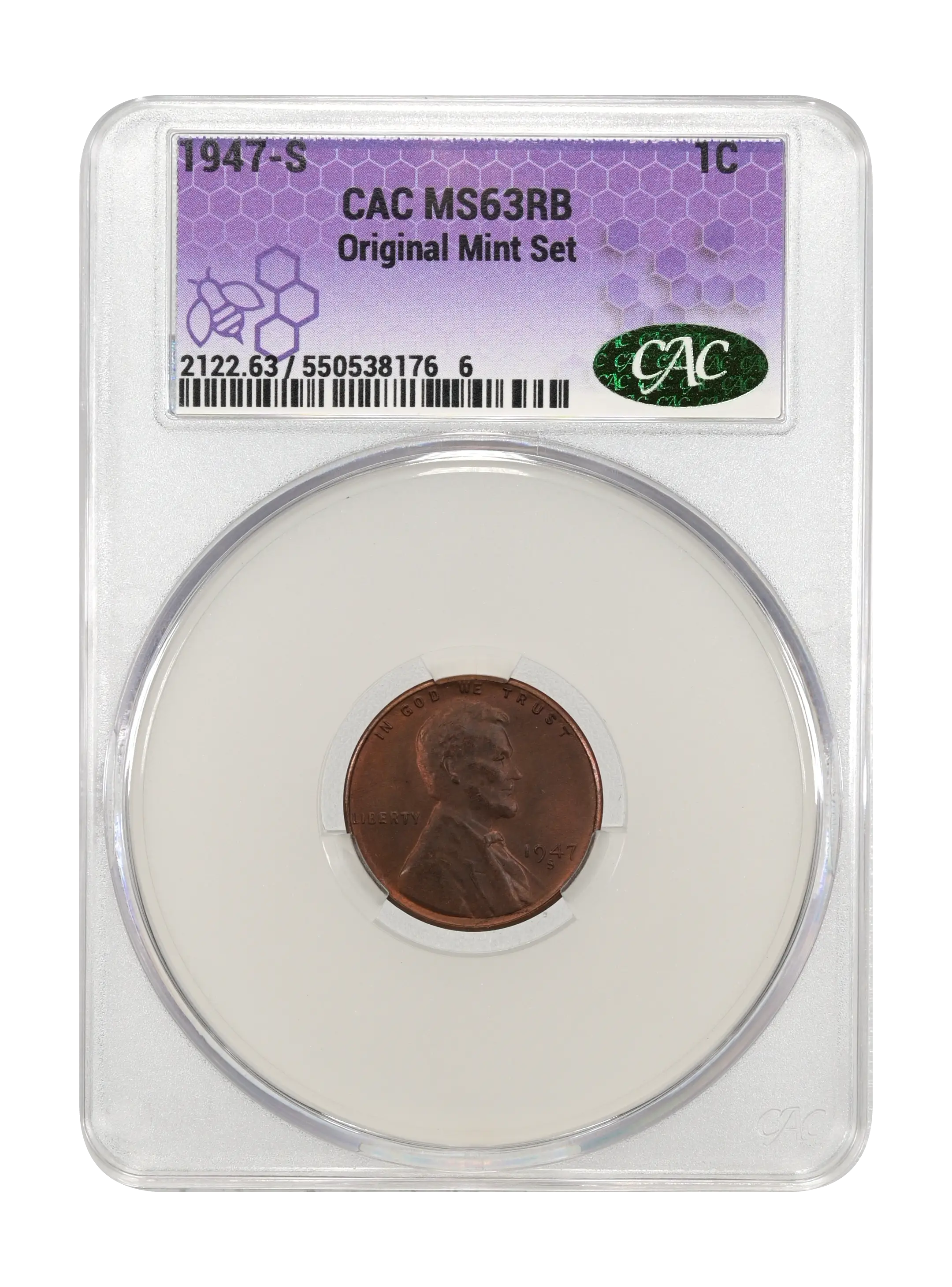 1947-S/S 1c Repunched Mintmark, FS-504 MS RB thumbnail 6