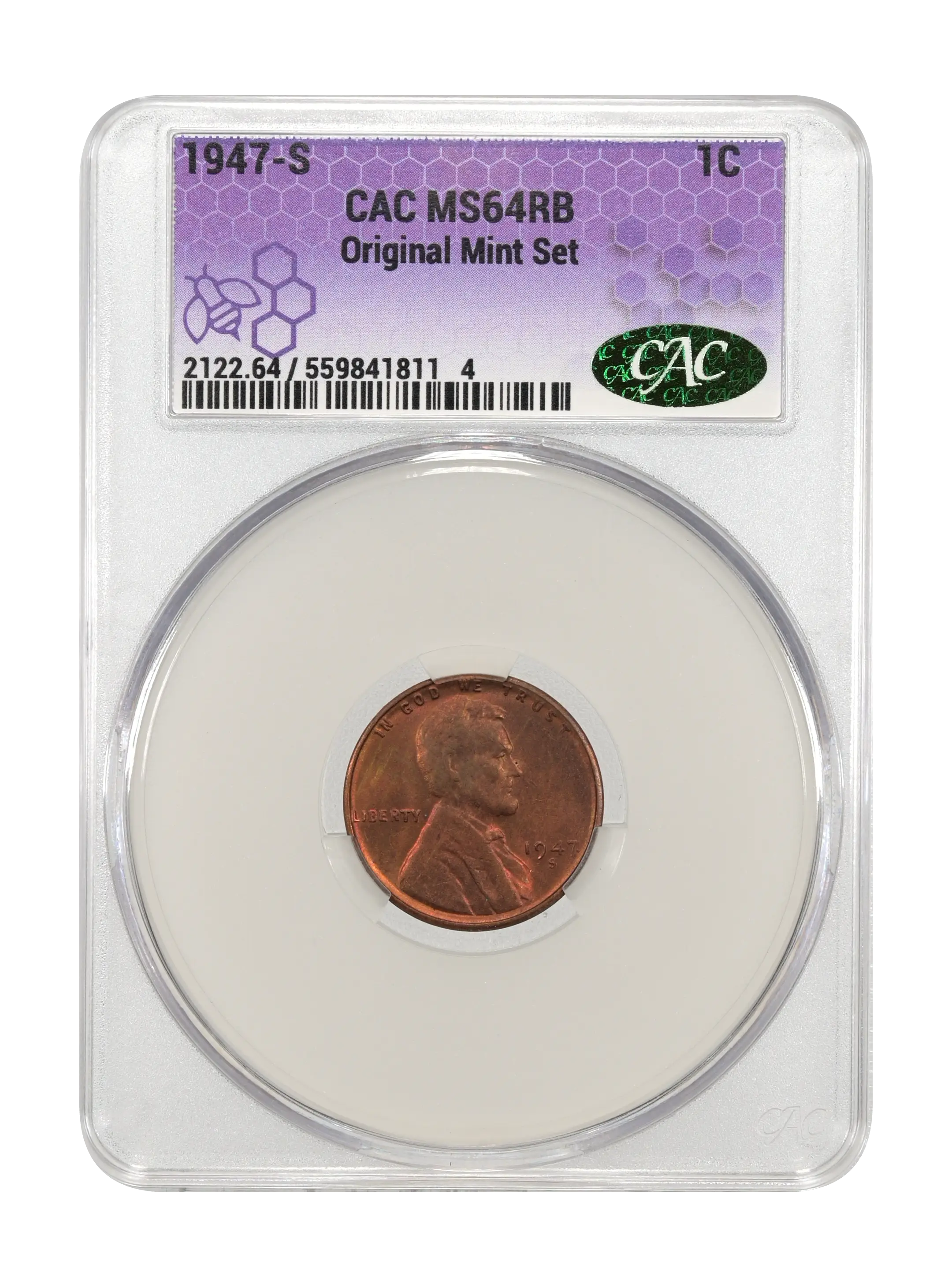1947-S/S 1c Repunched Mintmark, FS-504 MS RB thumbnail 7