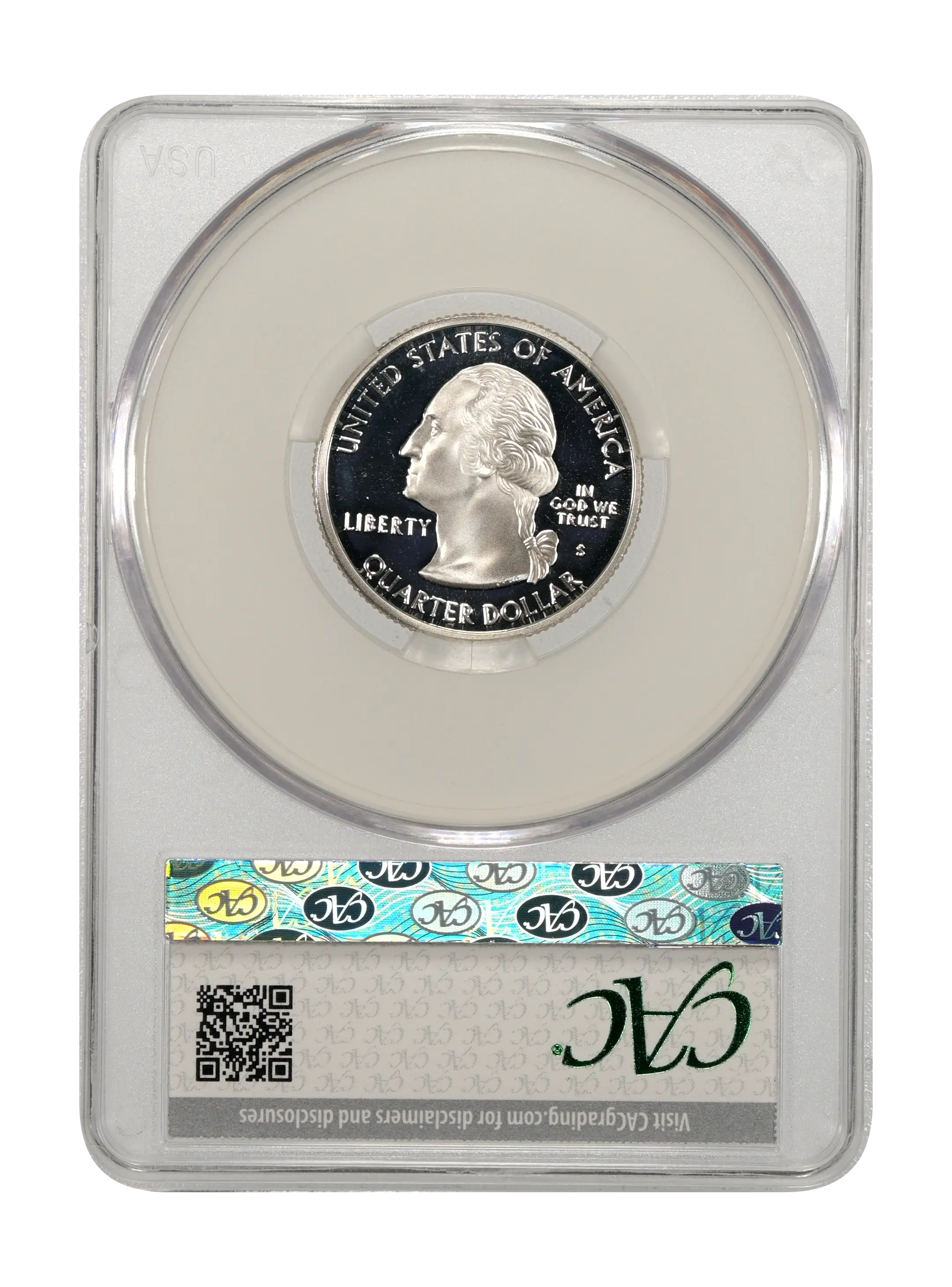2001-S 25c North Carolina, Silver PR DCAM thumbnail 19