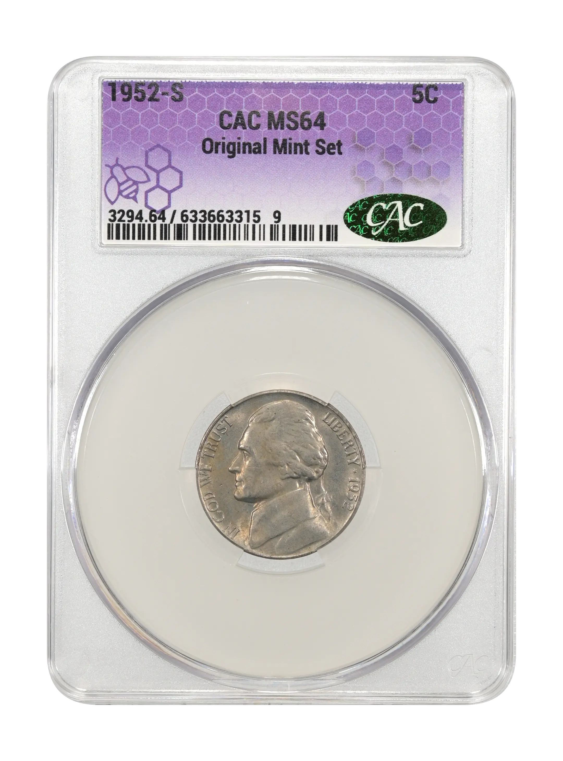 1952-S 5c MS thumbnail 19