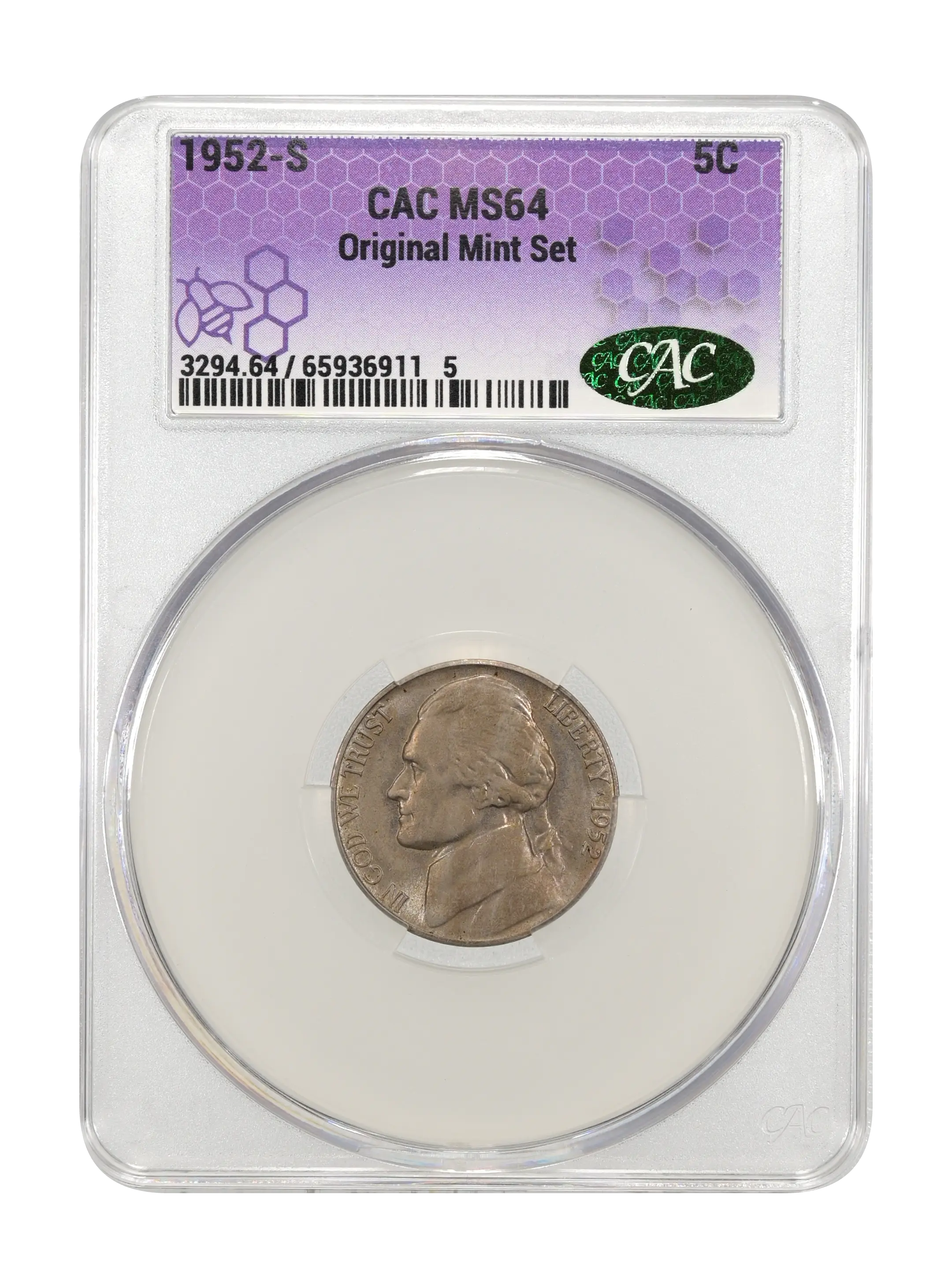 1952-S 5c MS thumbnail 18