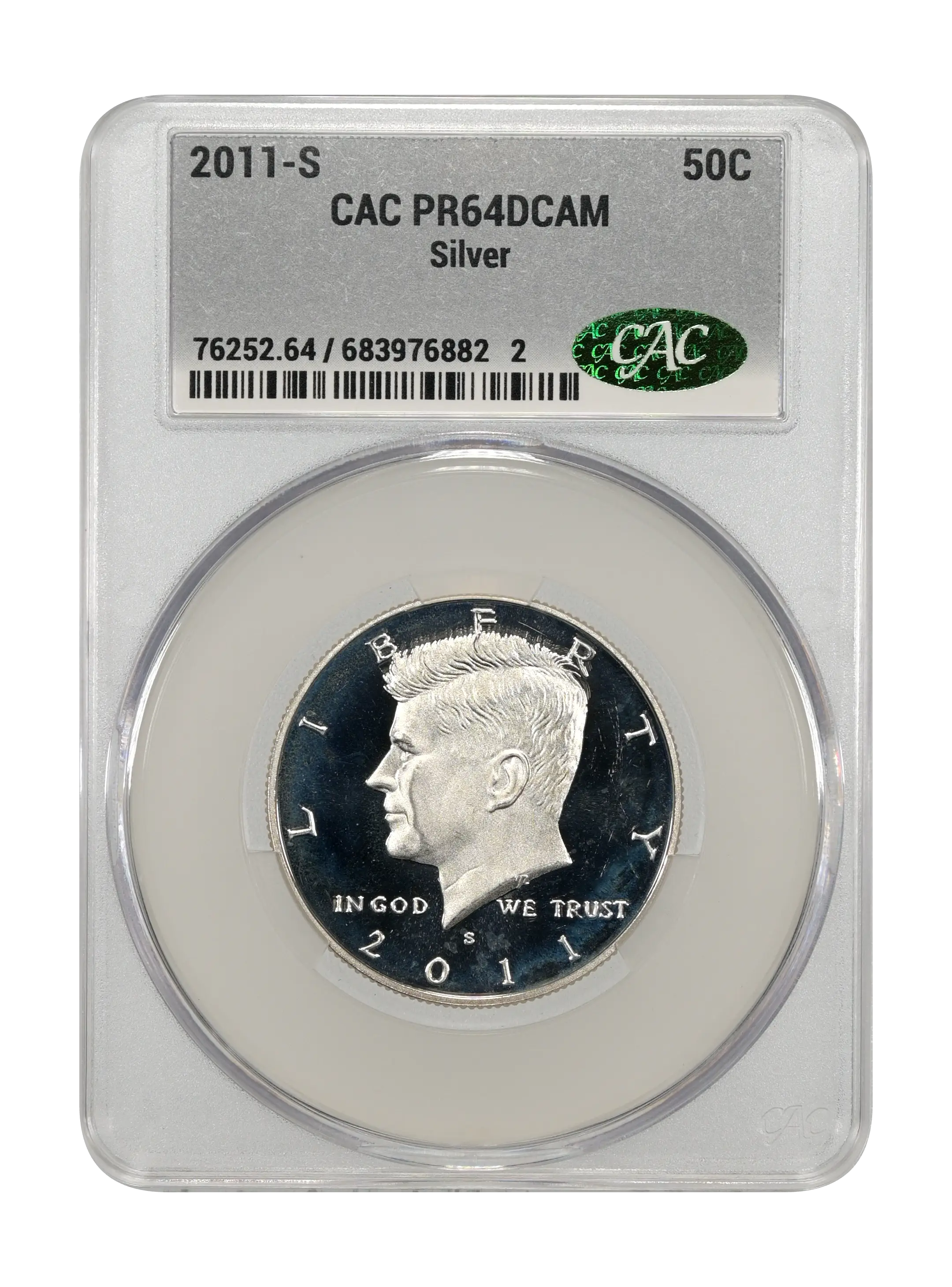 2011-S 50c Silver PR DCAM thumbnail 4