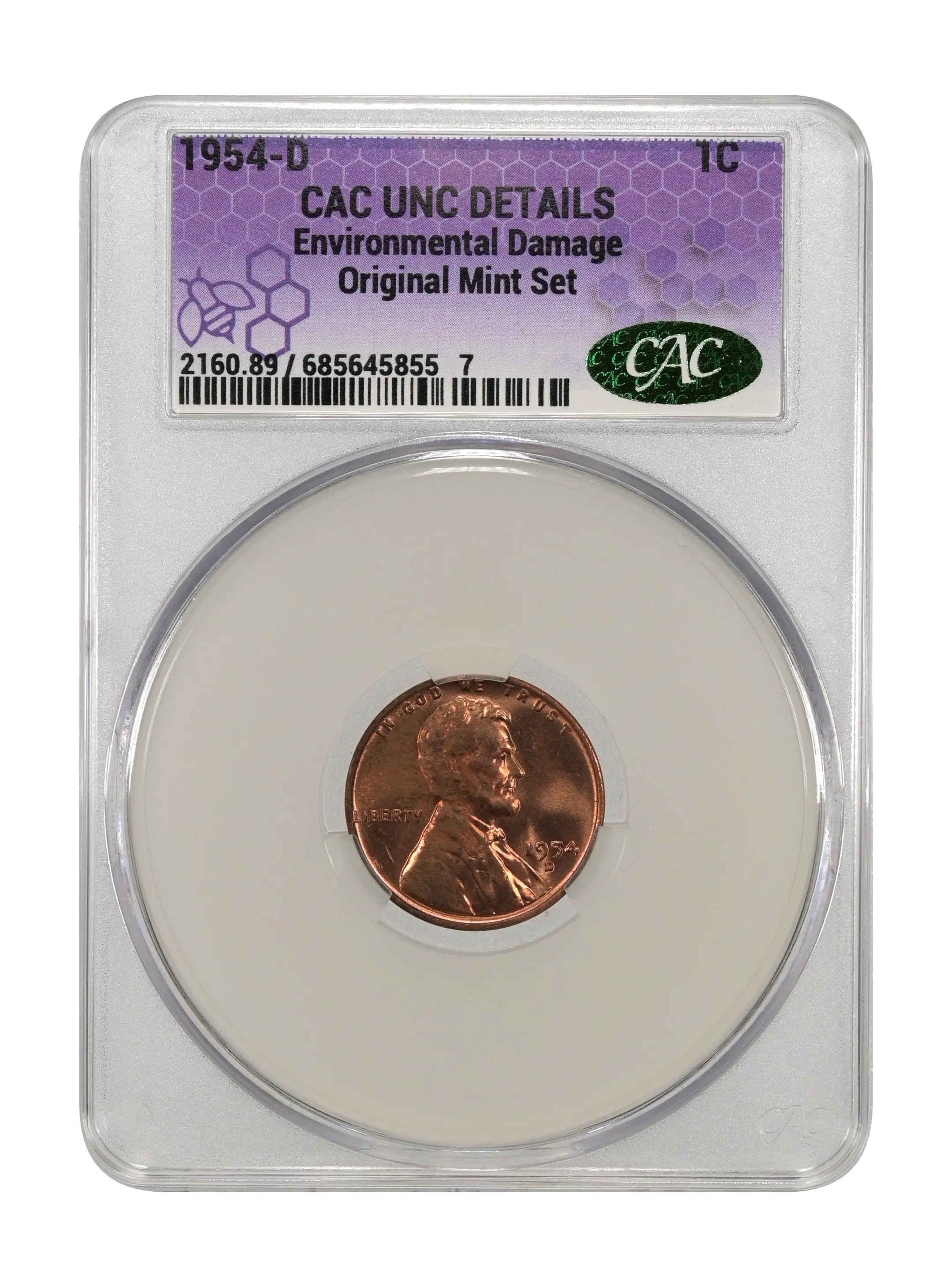 1954-D/D/D 1c Repunched Mintmark, FS-501 MS BN thumbnail 5