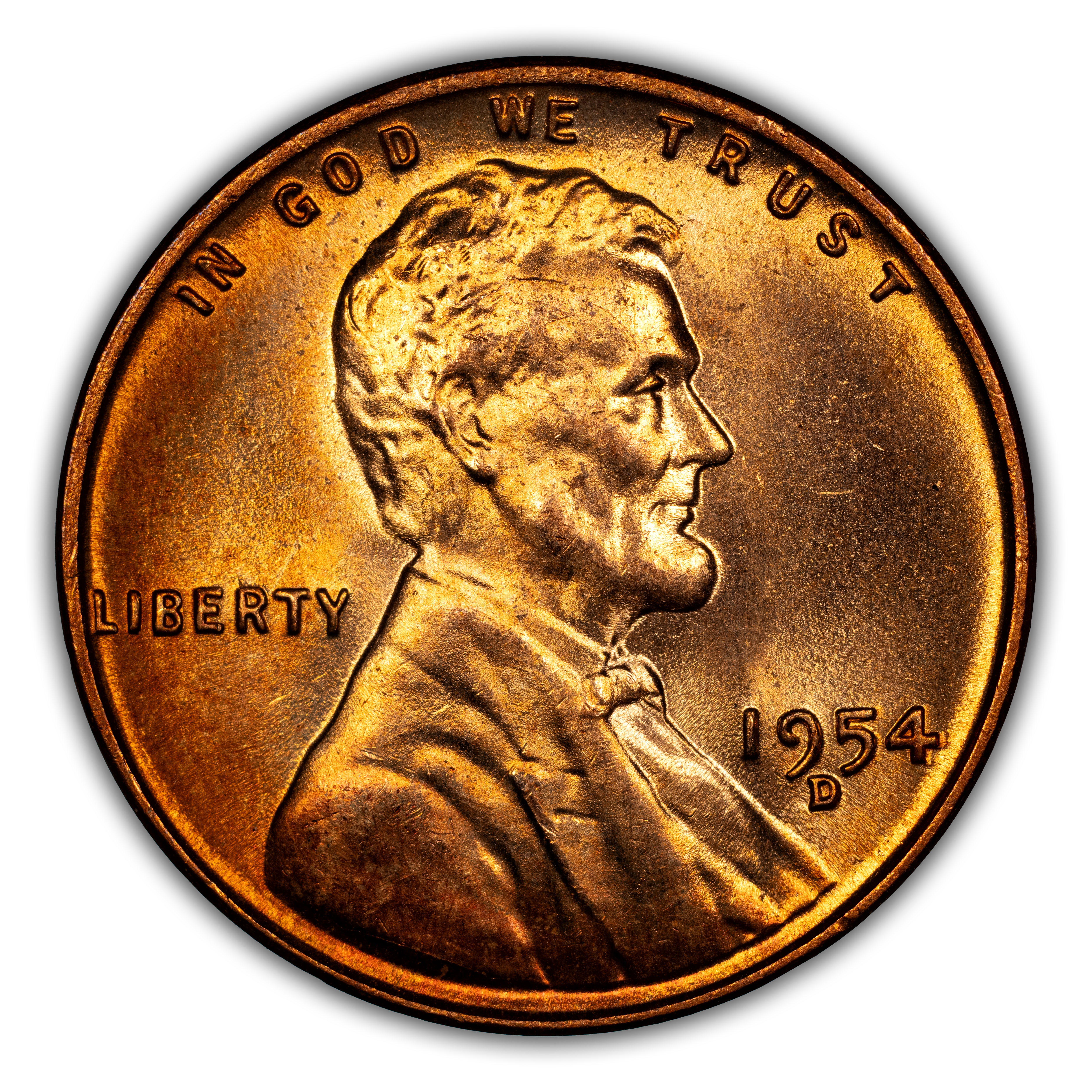 1954-D 1c MS RD