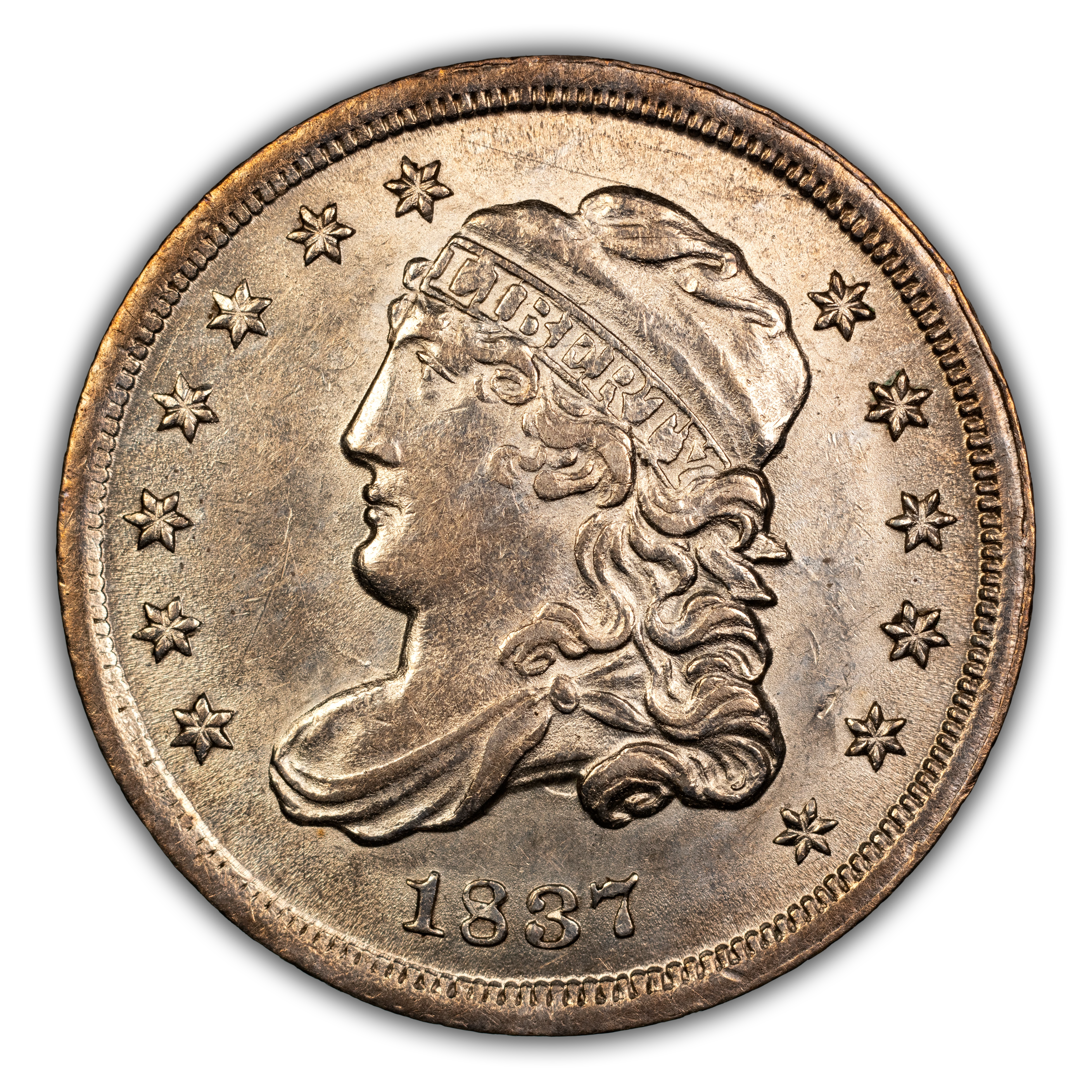 1837 H10c Large 5C, LM-5 MS thumbnail 4