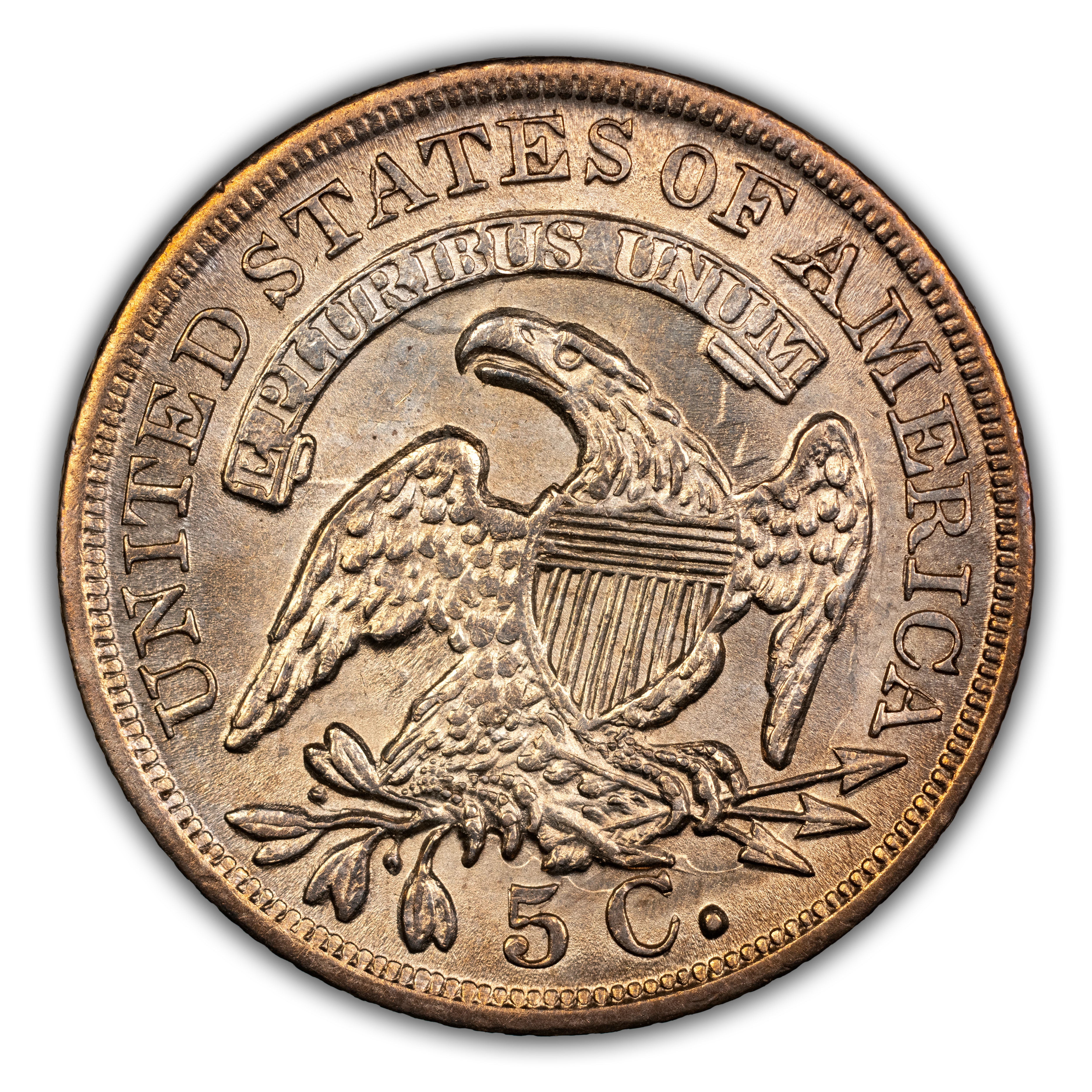 1837 H10c Large 5C, LM-5 MS thumbnail 8