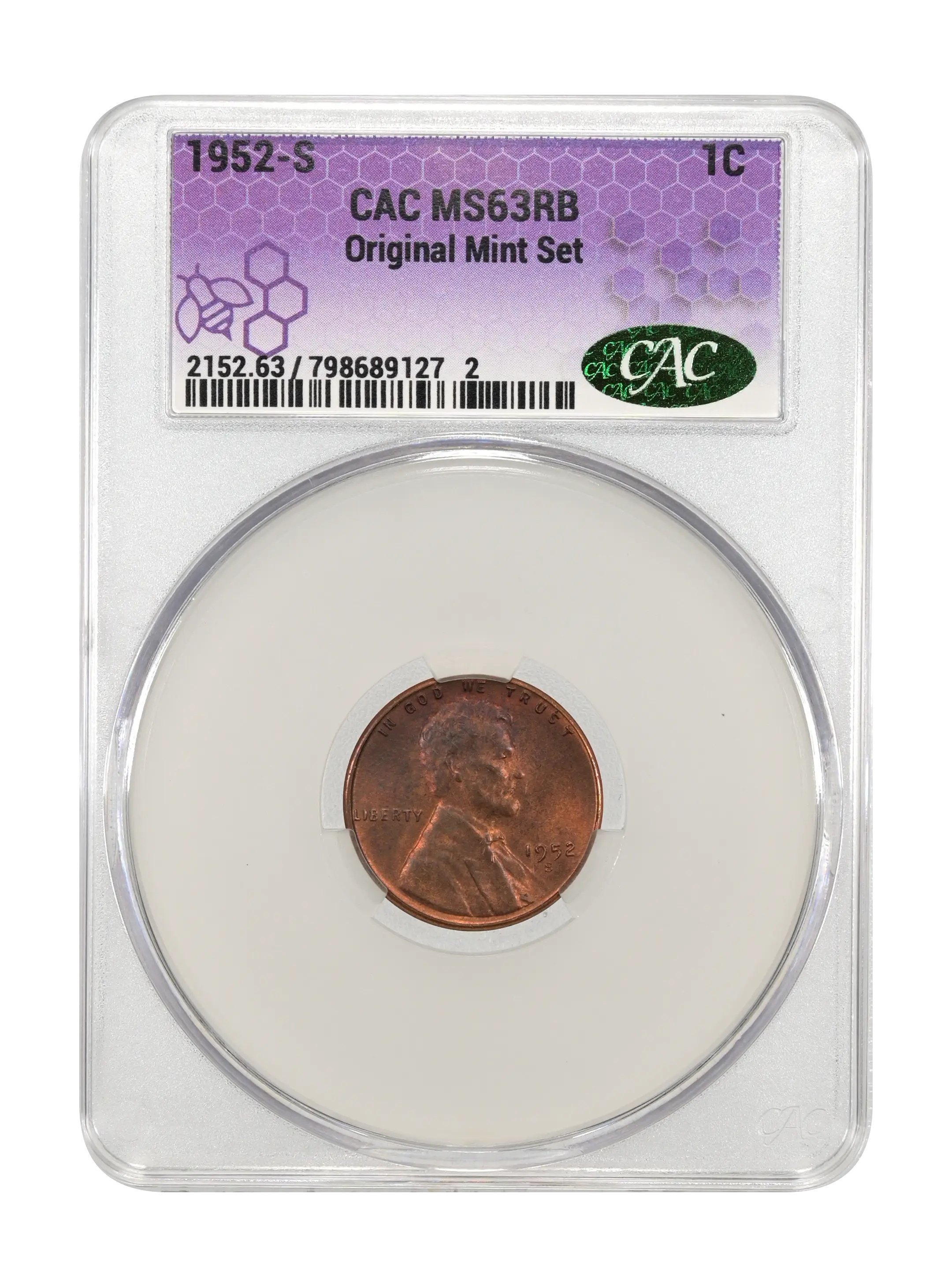 1952-S 1c MS RB thumbnail 4
