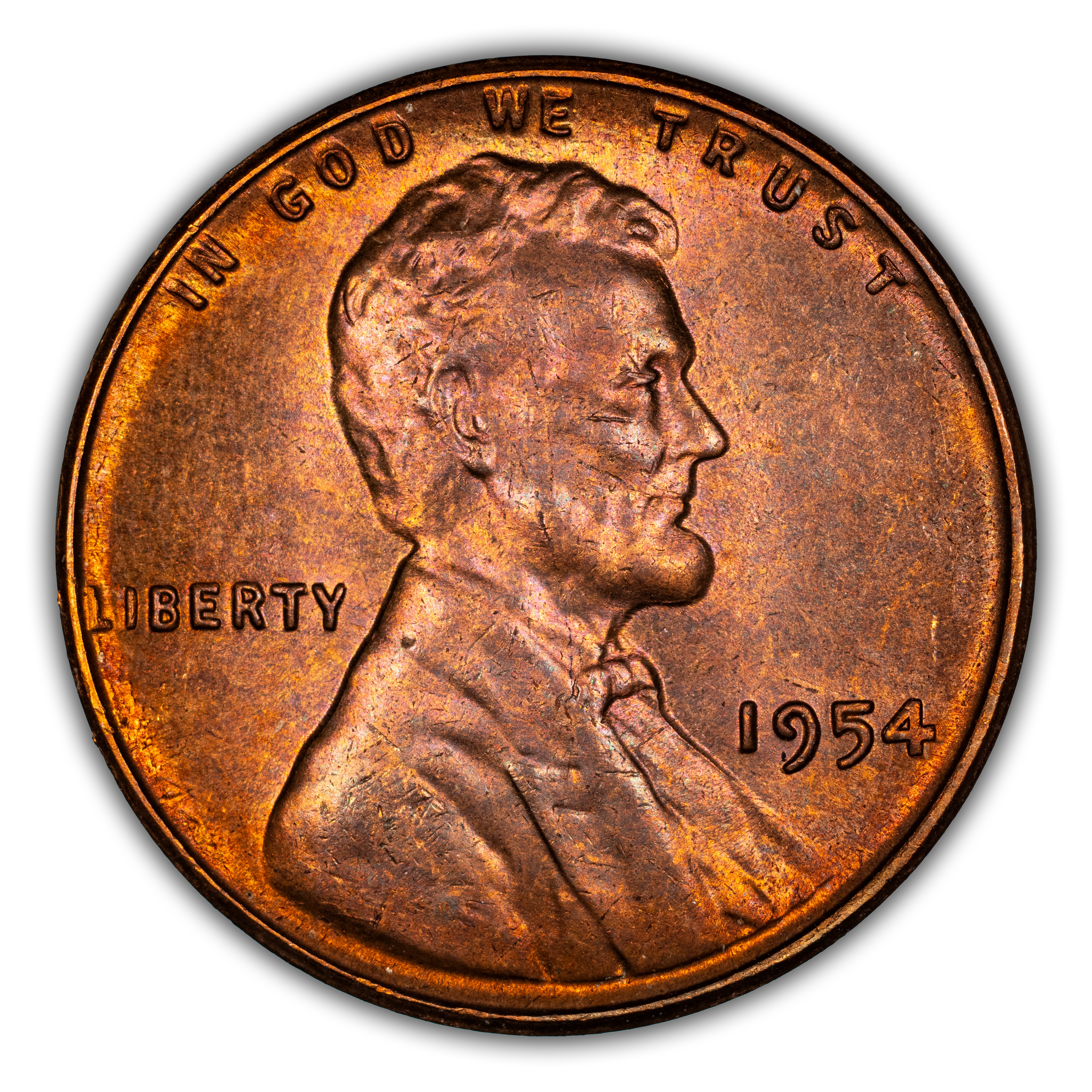1954 1c MS RB
