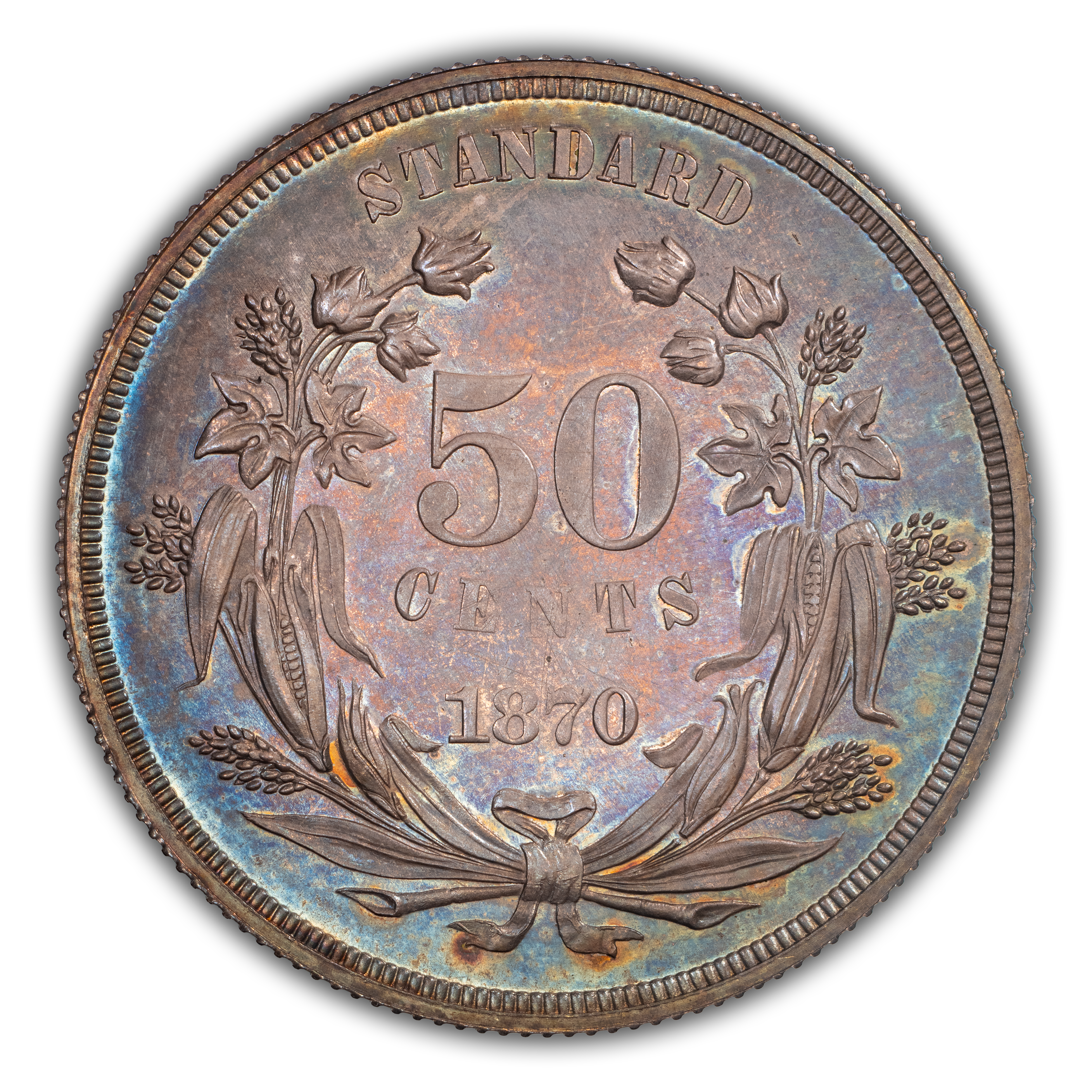 1870 P50c Silver, J-951 PR thumbnail 6