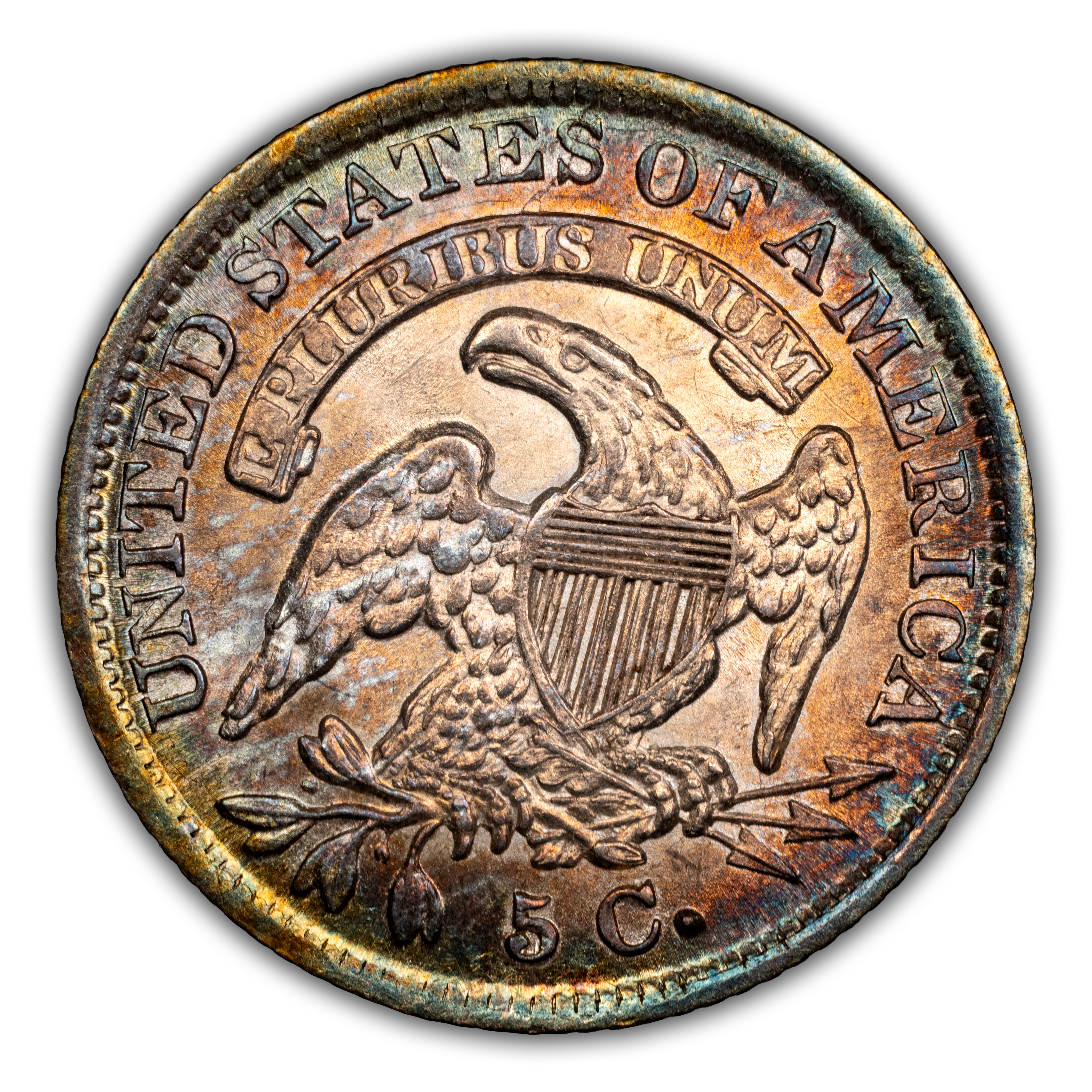 1835 H10c Large Date, Small 5c, LM-5.2 MS thumbnail 6