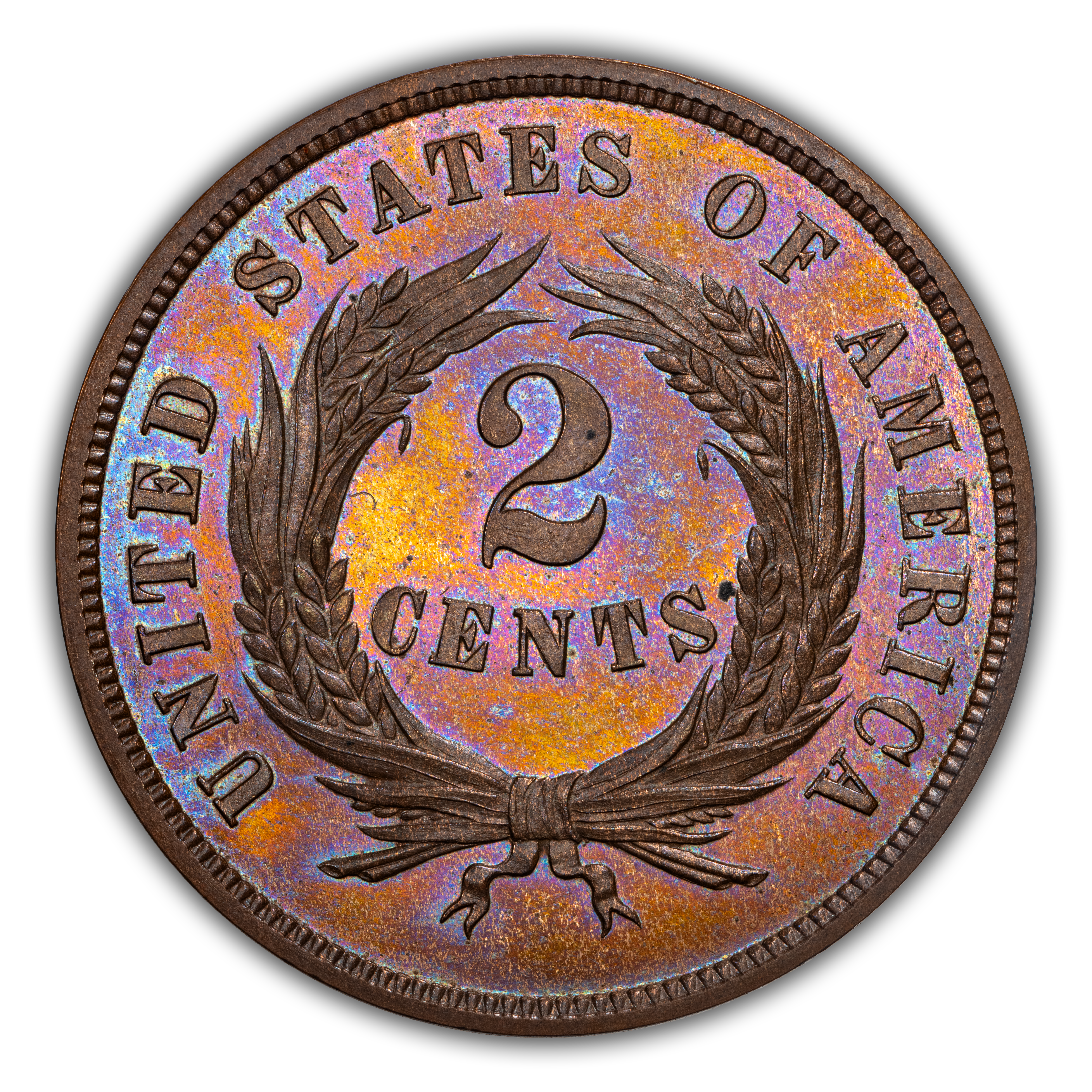 1864 2c Large Motto PR BN thumbnail 11