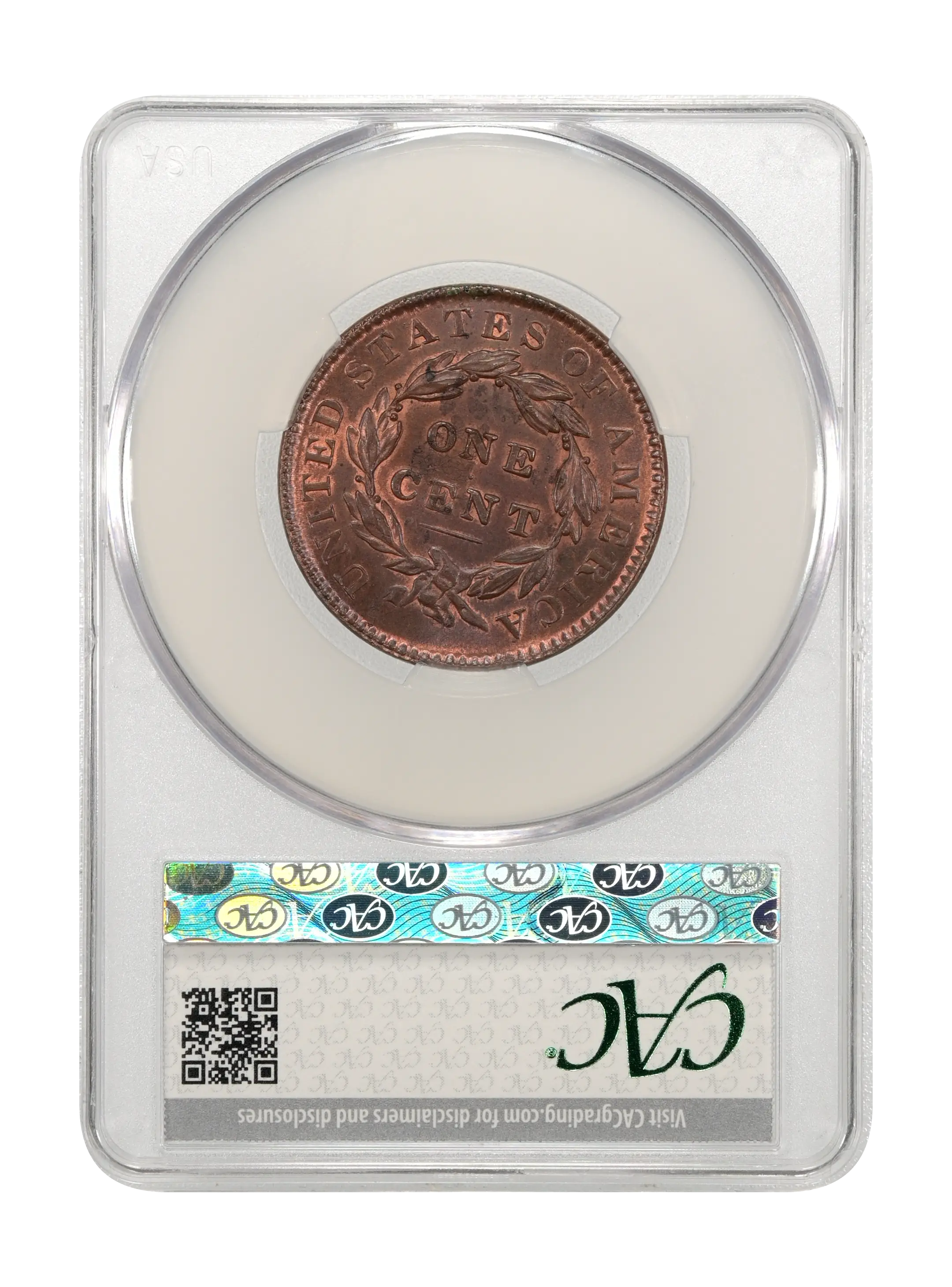 1835 1c Small 8, Small Stars MS RD thumbnail 4