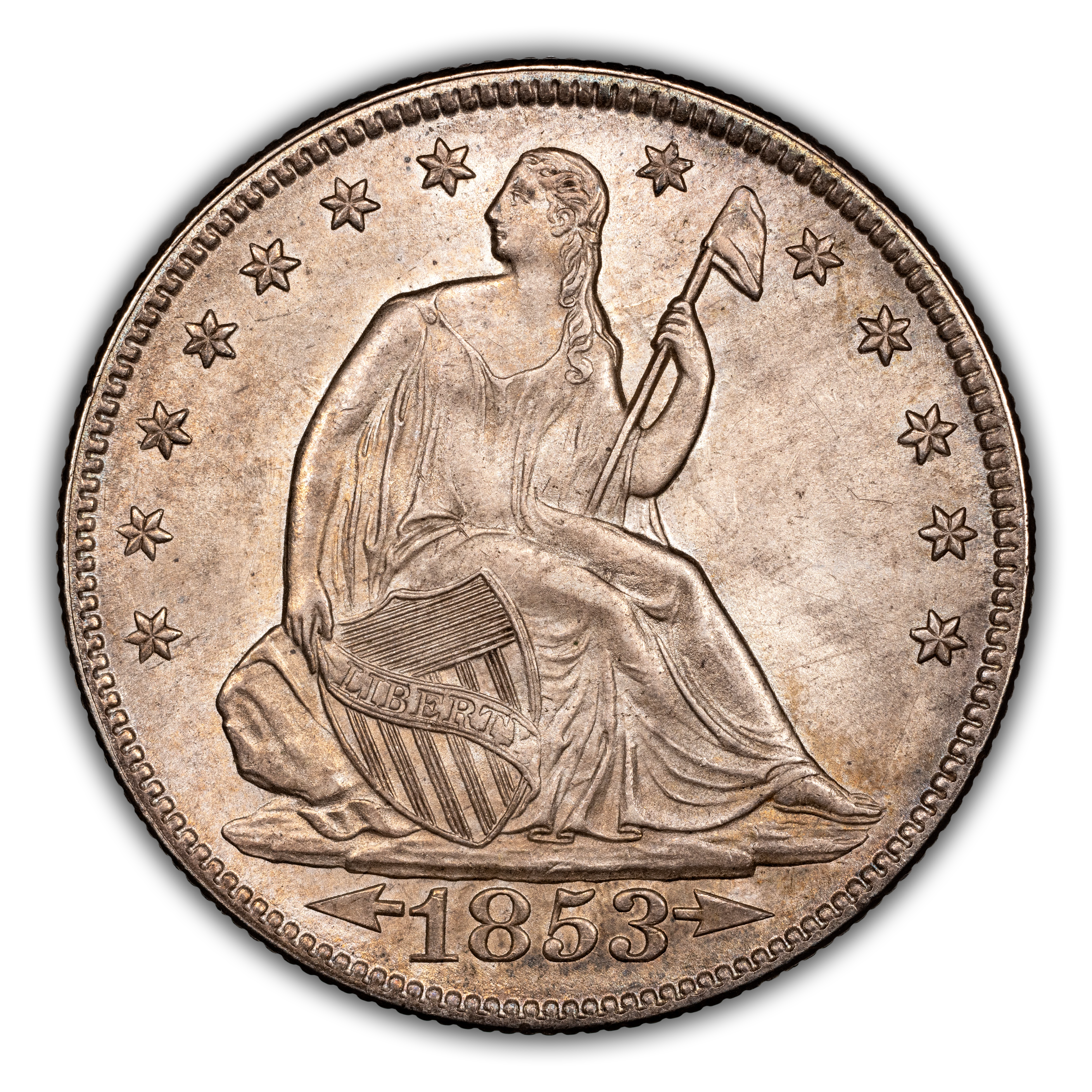 1853 50c Arrows & Rays MS thumbnail 7