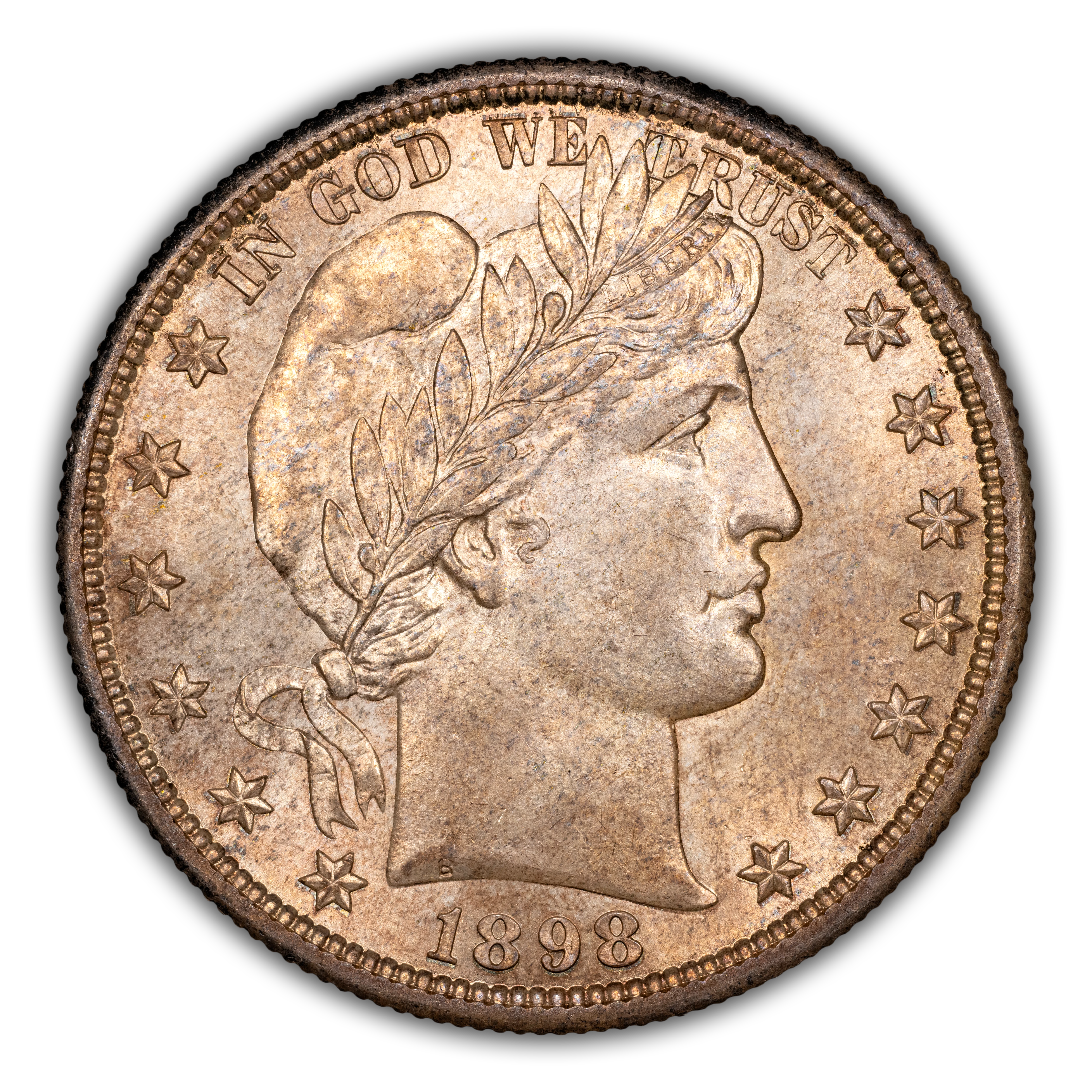 1898-S 50c Inverted Mintmark, FS-501 MS thumbnail 3